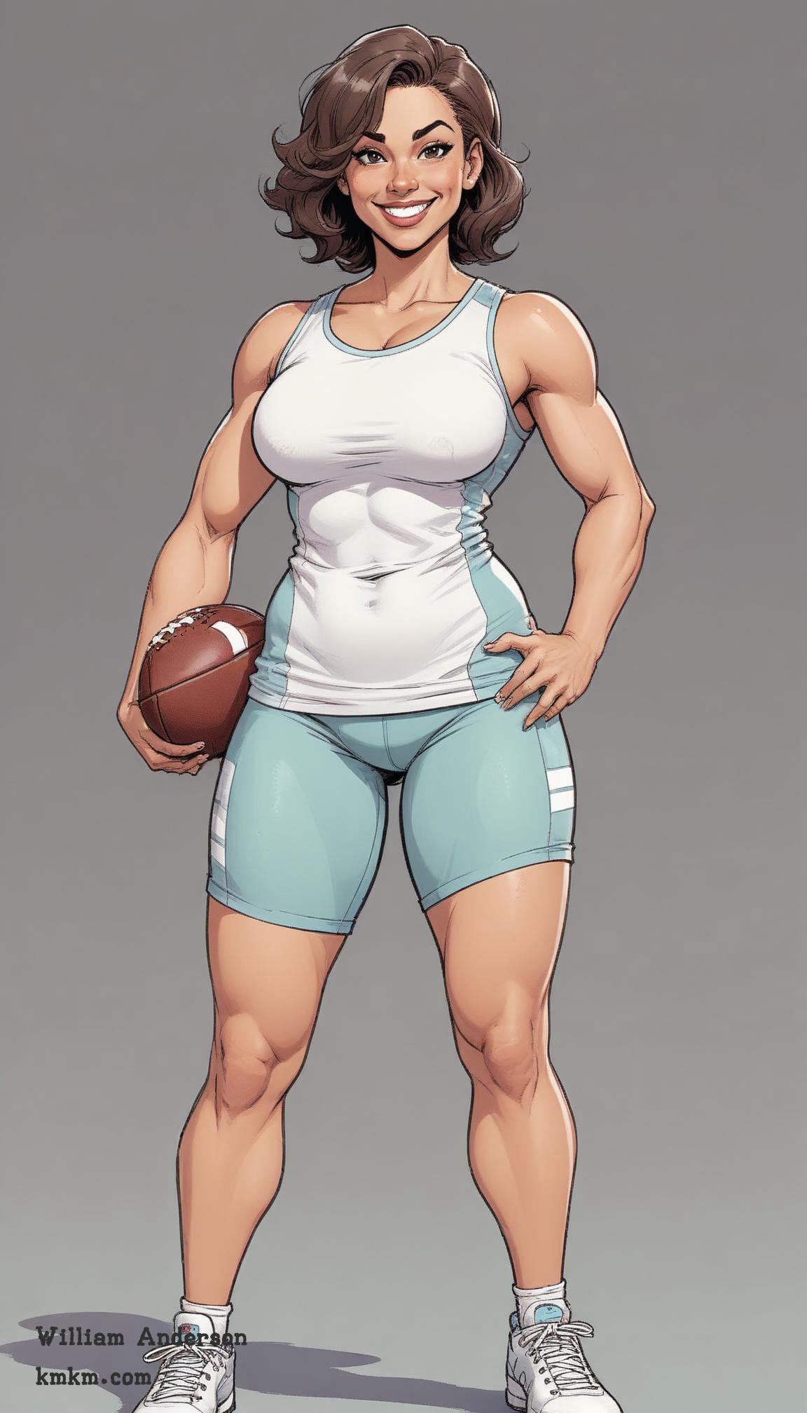 Sports Cartoon Portrait