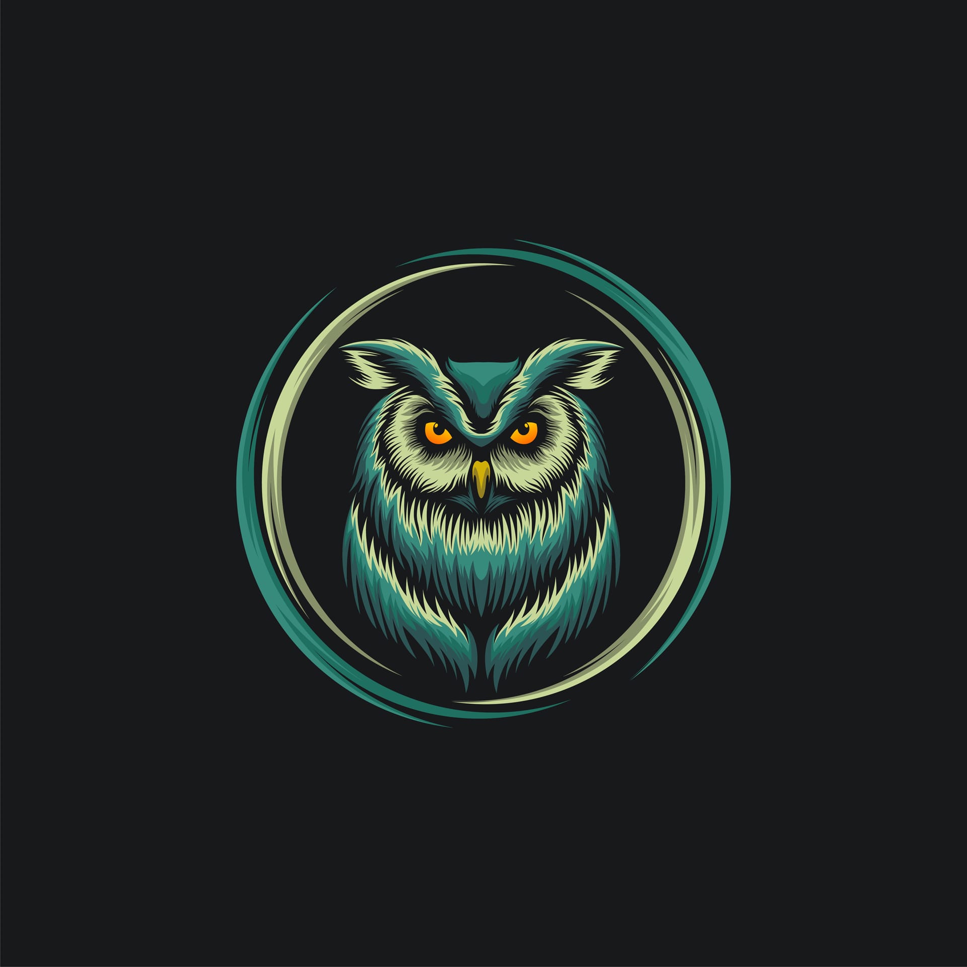 Bird clipart owl design ilustration