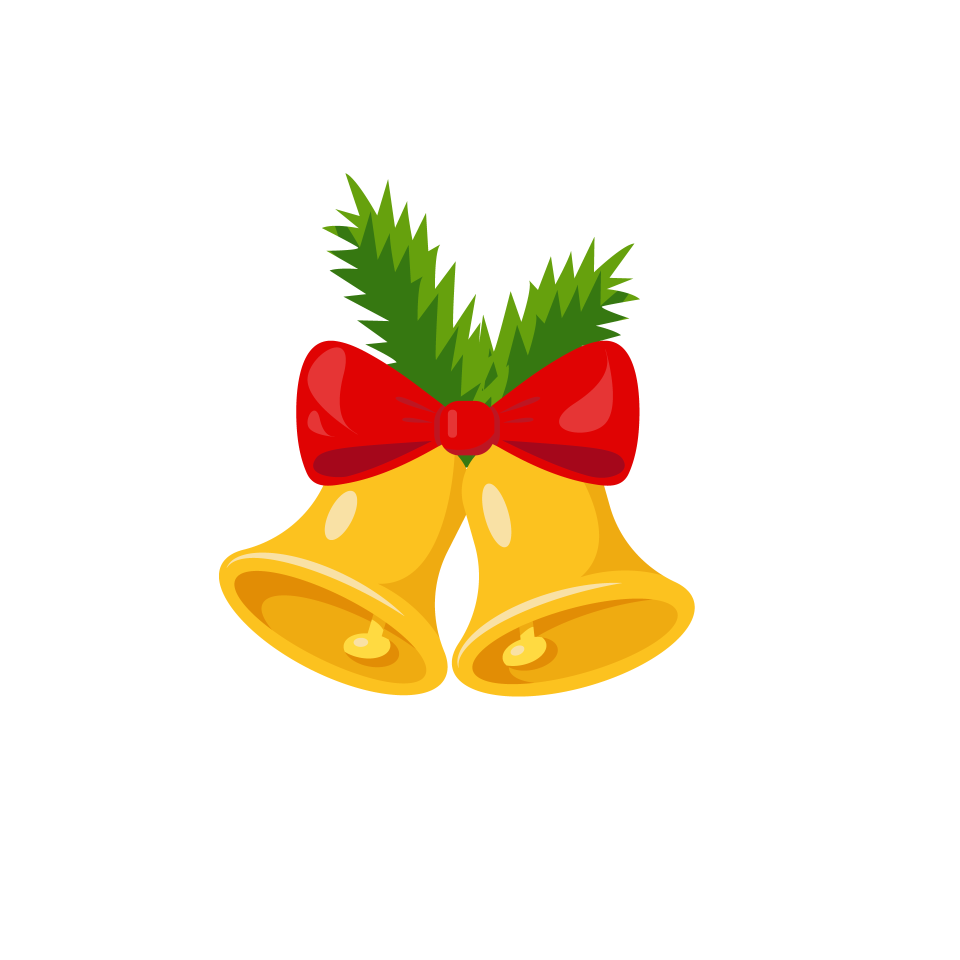 Christmas bells clipart christmas golden bells collection picture