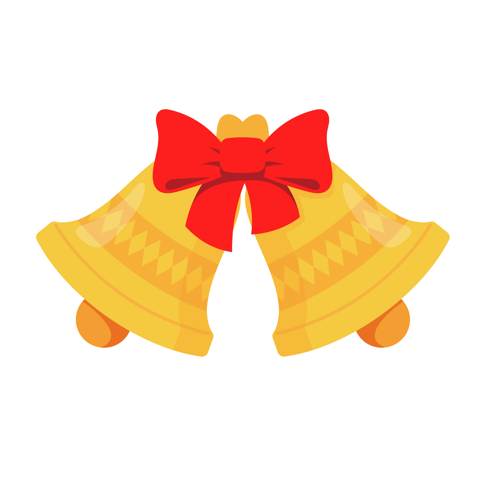 Christmas bells holidays decor design elements jingle bell image