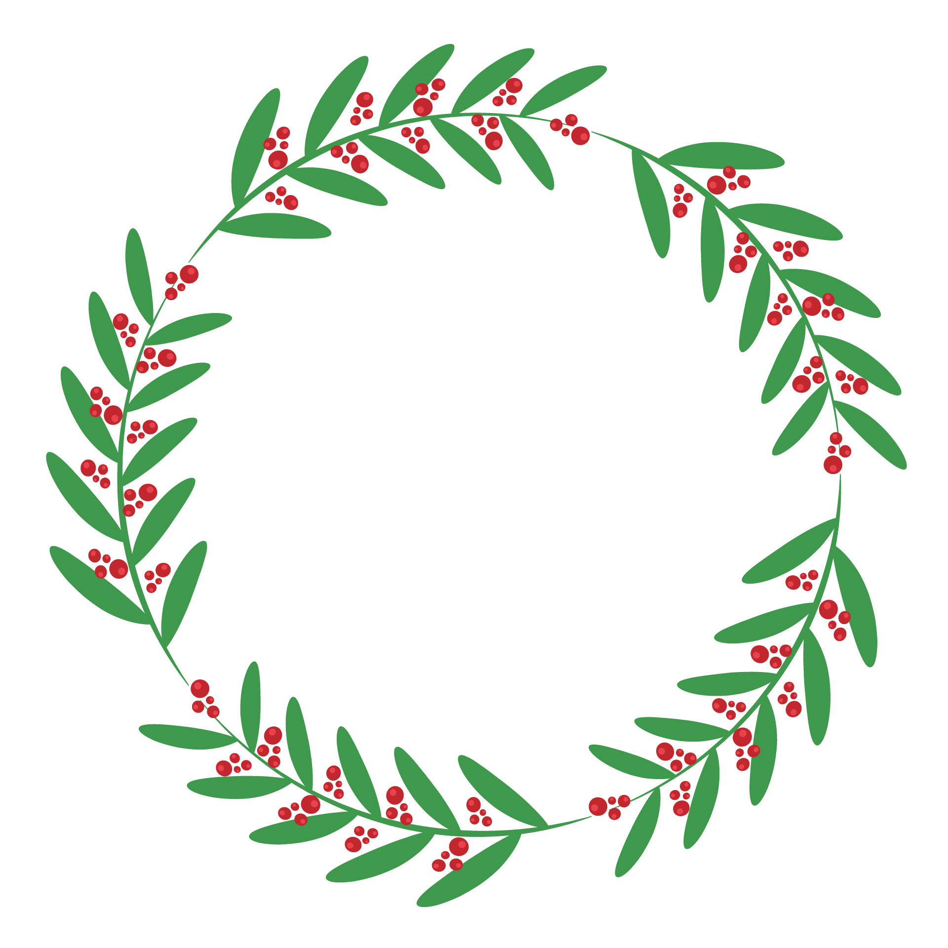 Christmas border clipart christmas ornament wreath set image