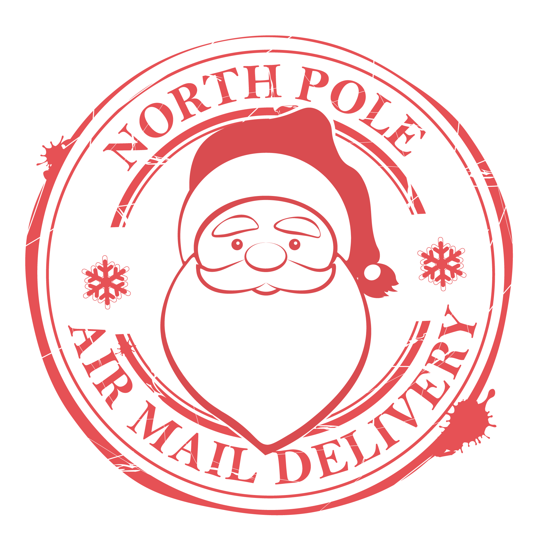 Silhouette santa claus head fine image