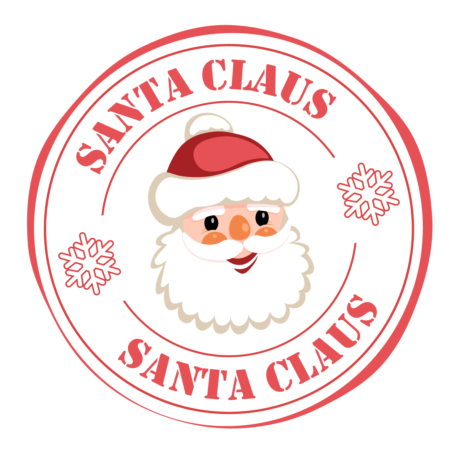 Silhouette santa claus head fine picture