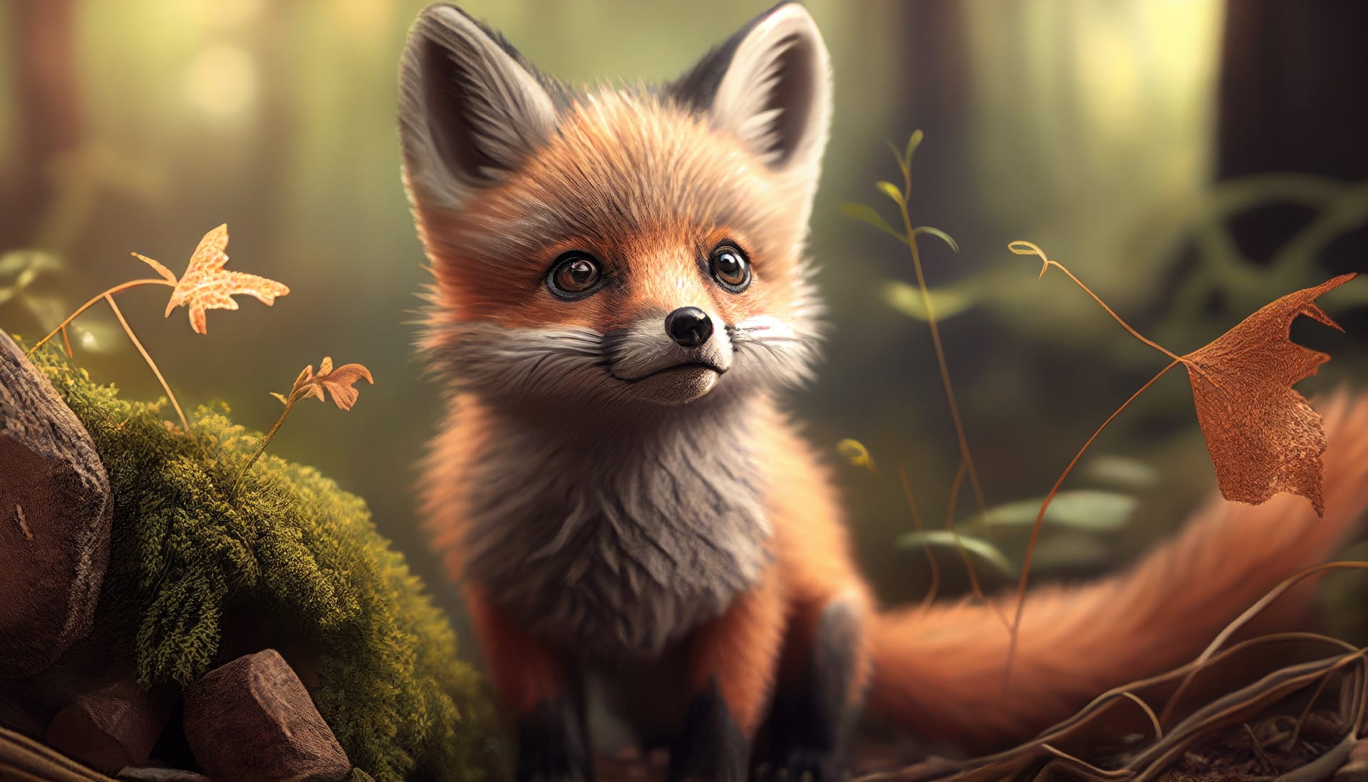 Animal photo fox forest