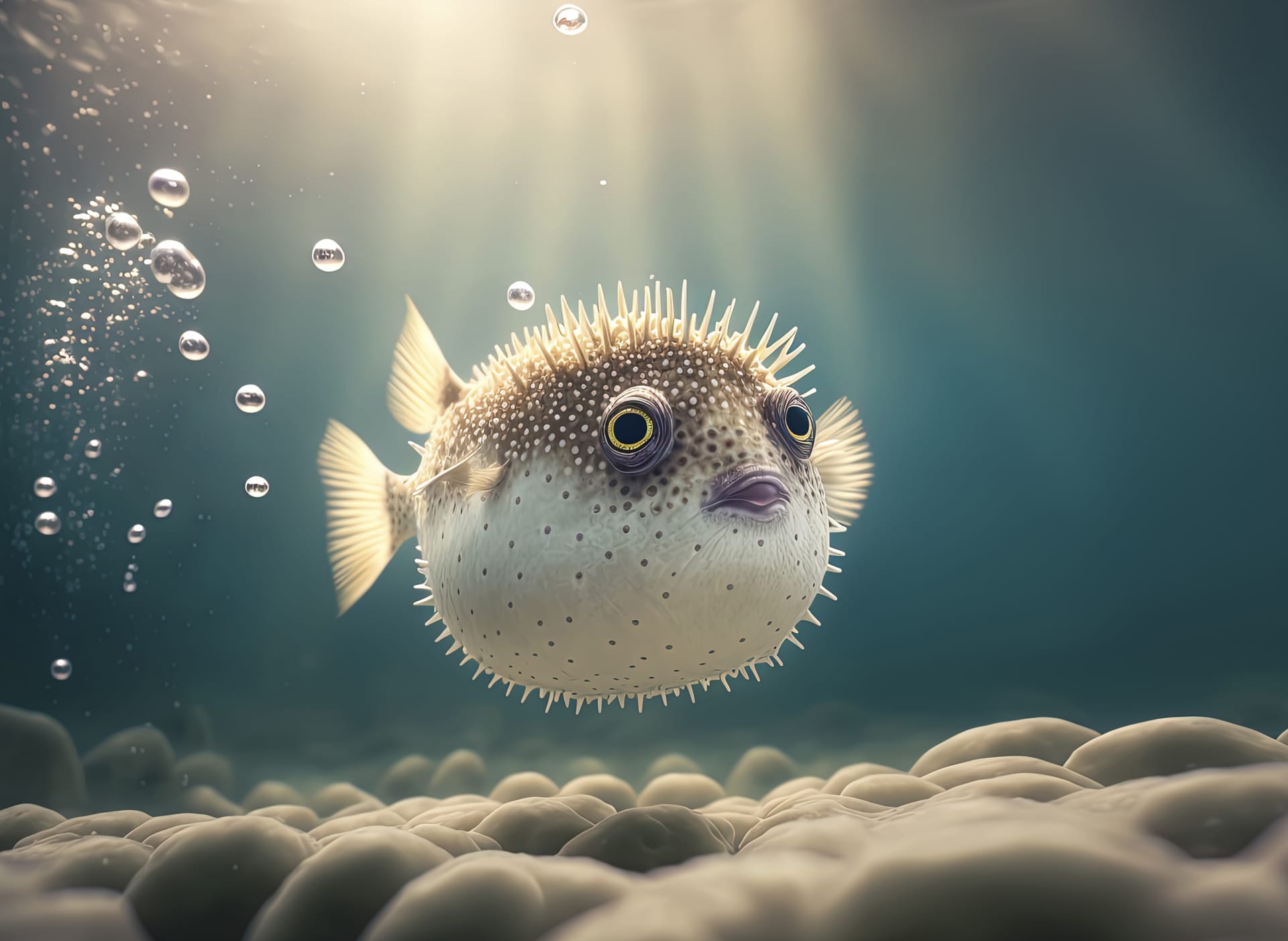 Pufferfish ocean photography pufferfish sea