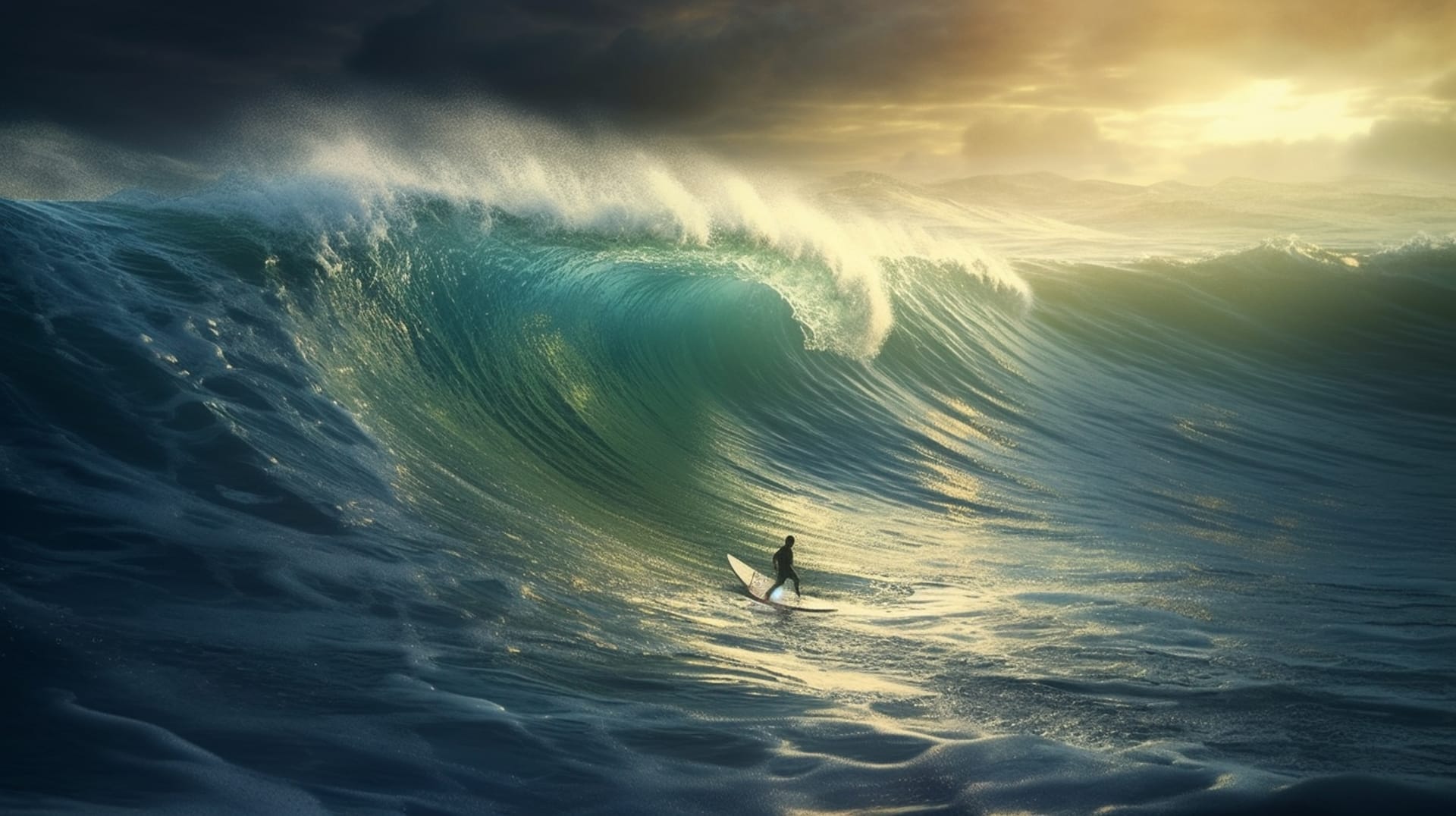 Beautiful beach photos surfer ocean wave sunset