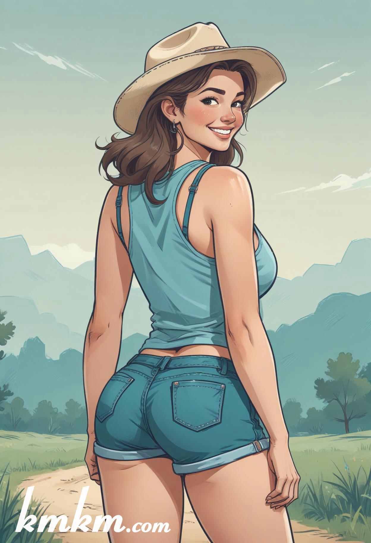 Cartoon cowgirl images 02