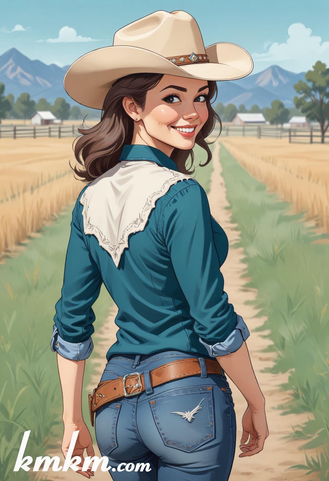 Cartoon cowgirl images 05