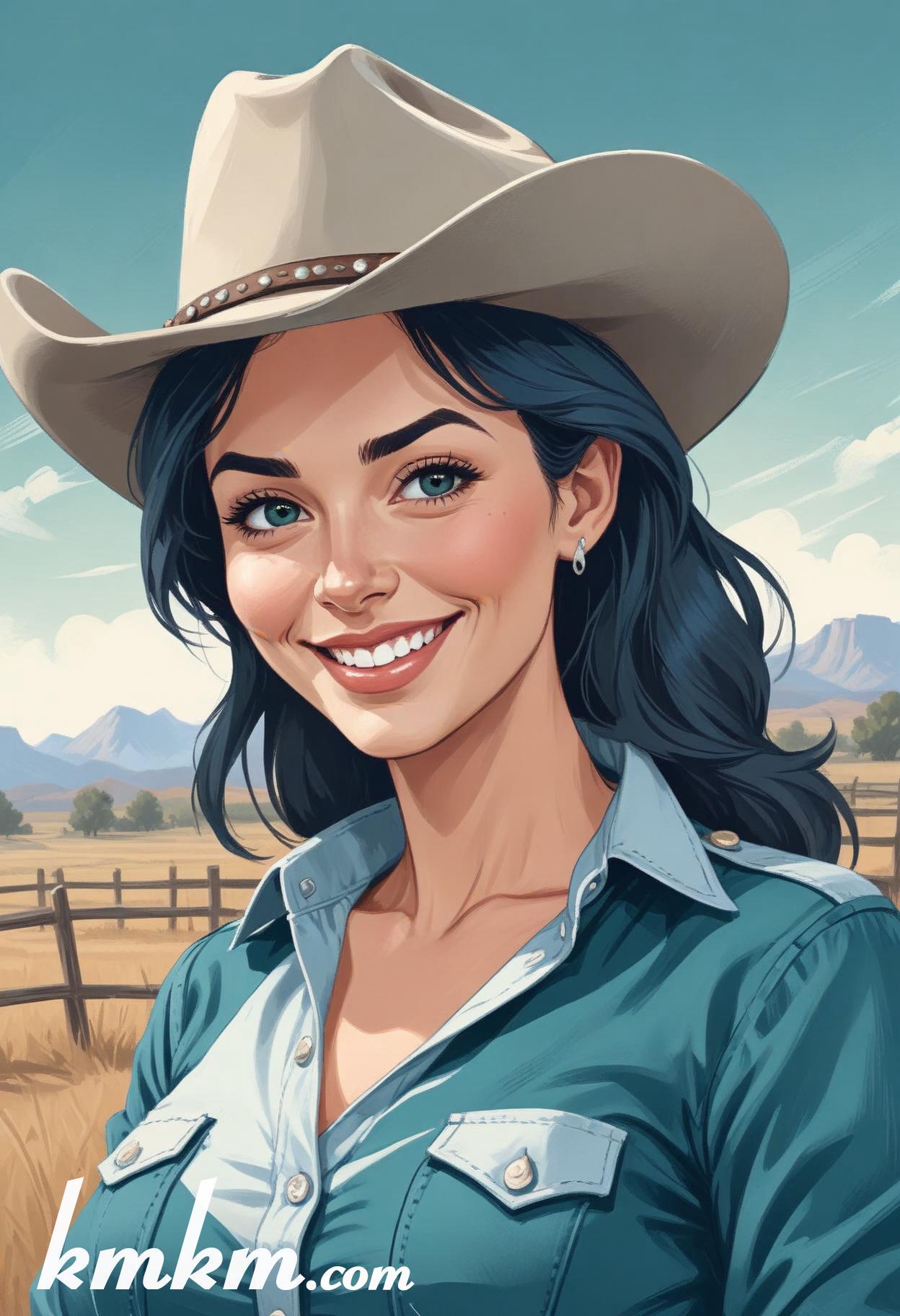 Cartoon cowgirl images 08