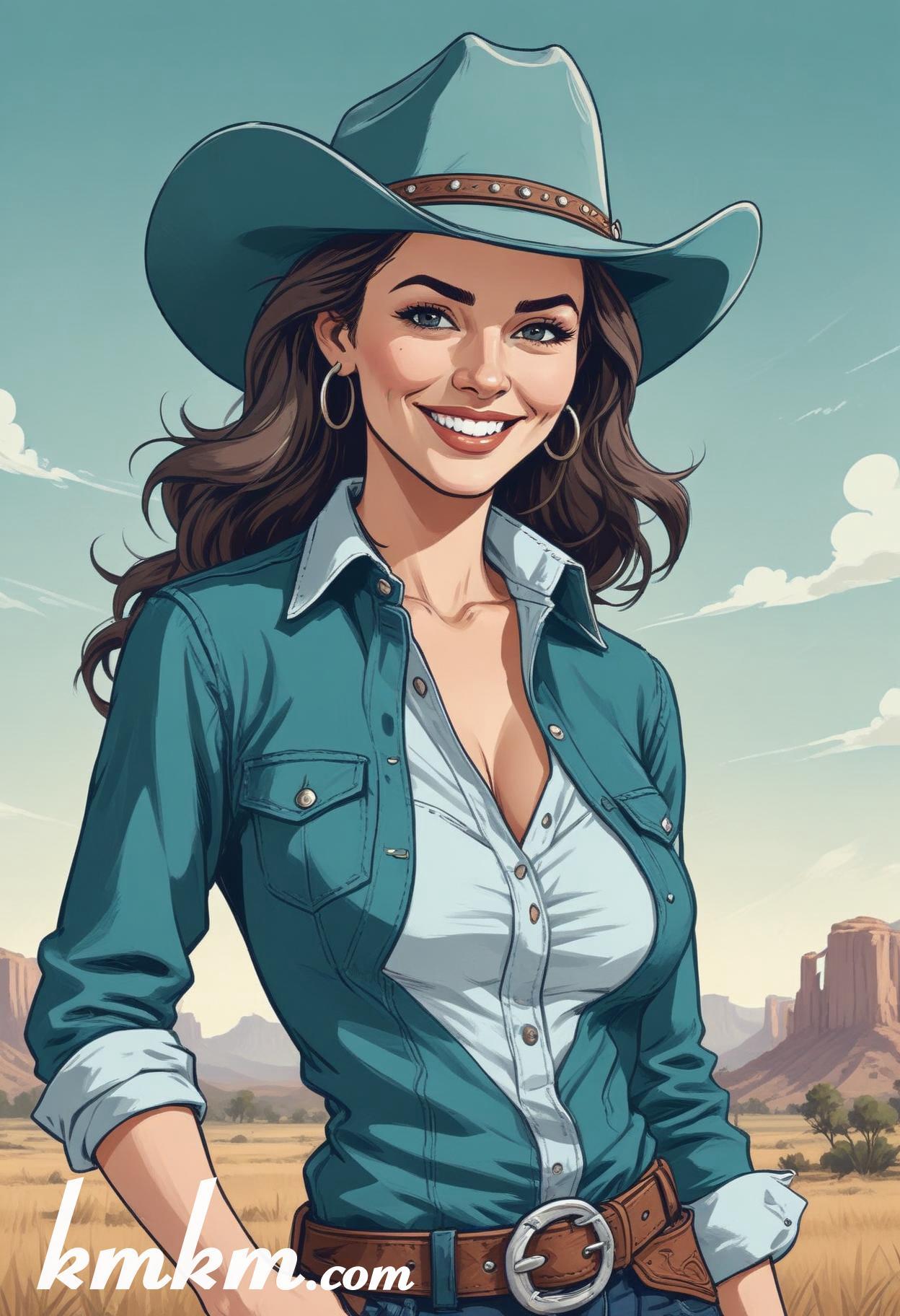 Cartoon cowgirl images 09