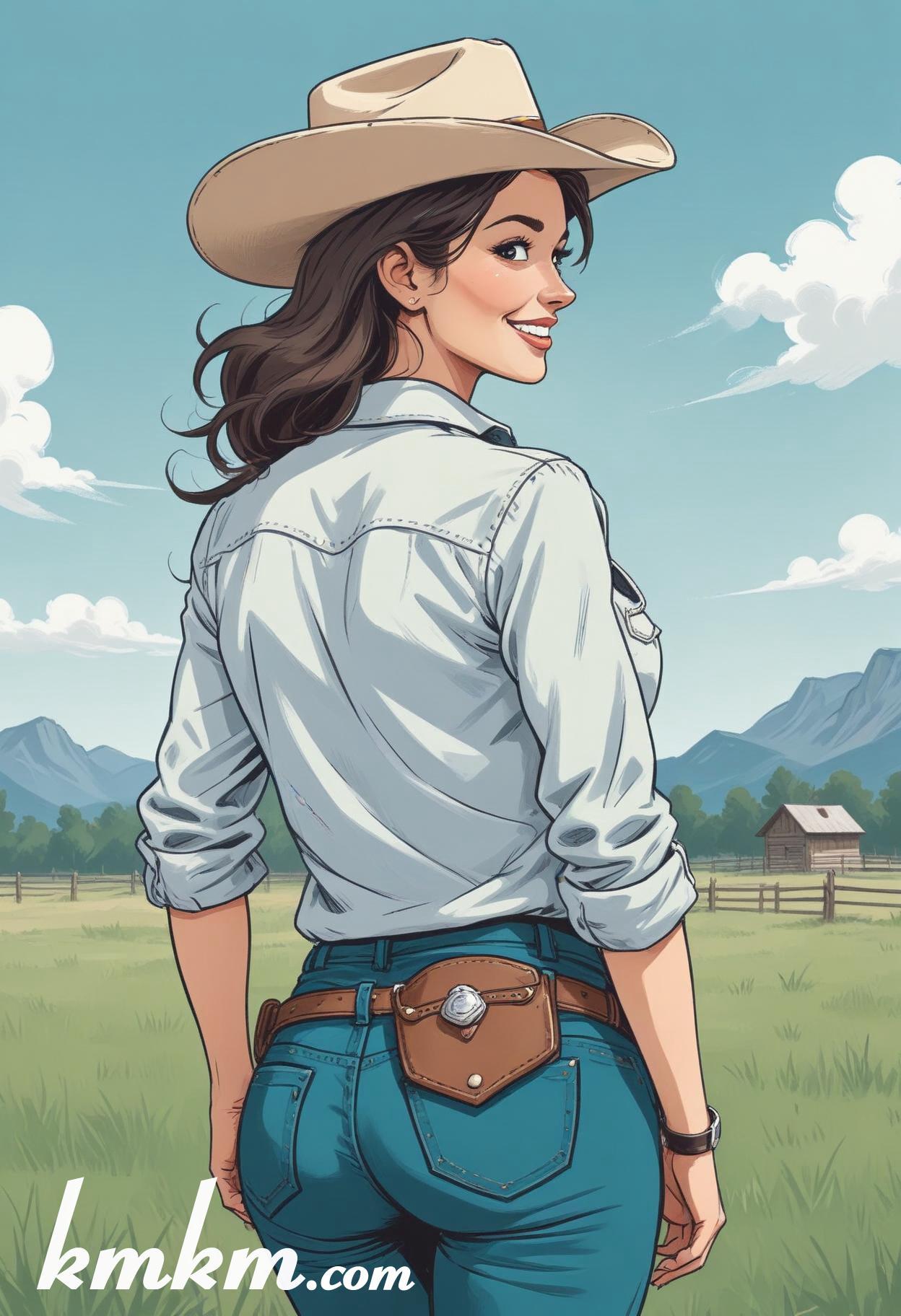 Cartoon cowgirl images 11