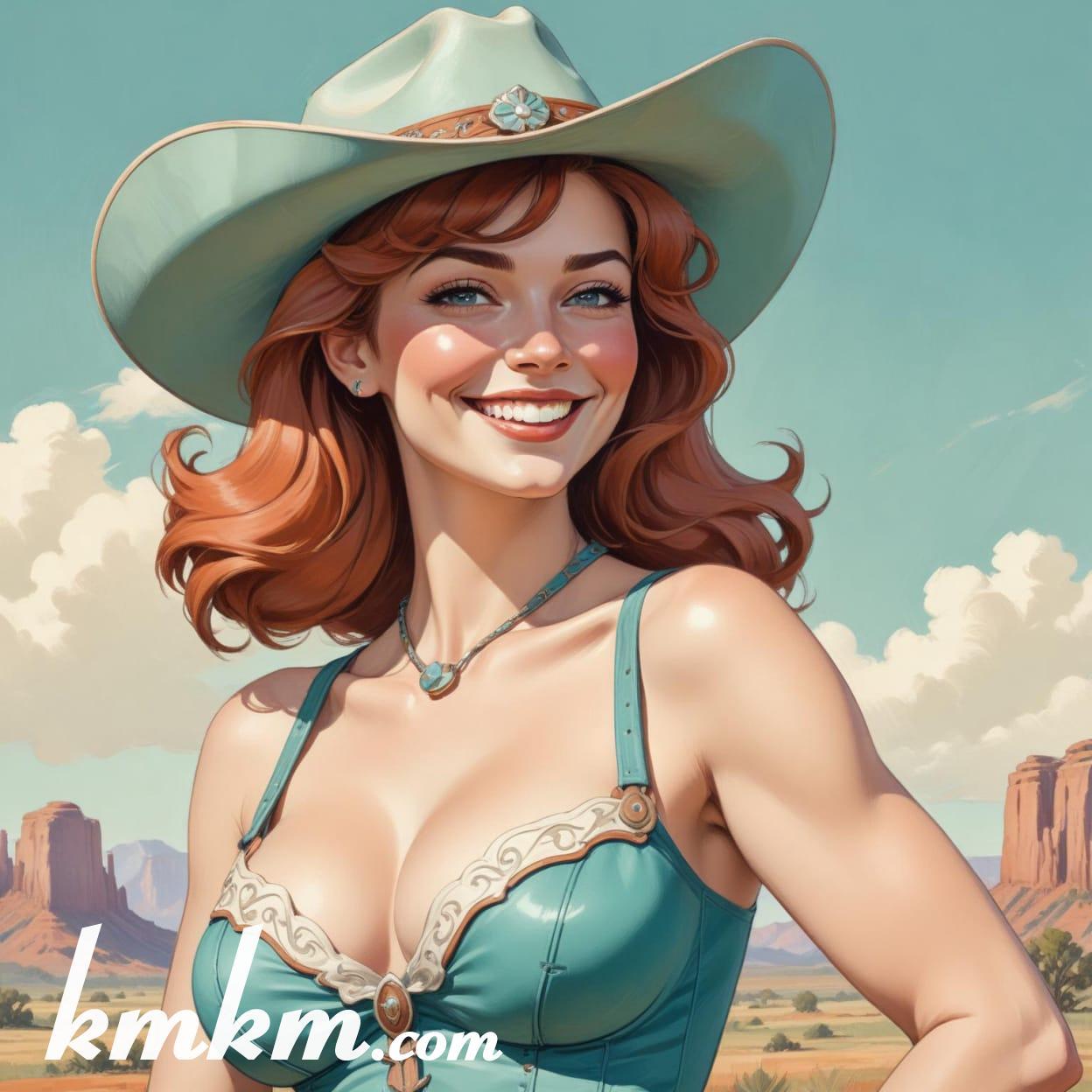 Cowgirl cartoon 14