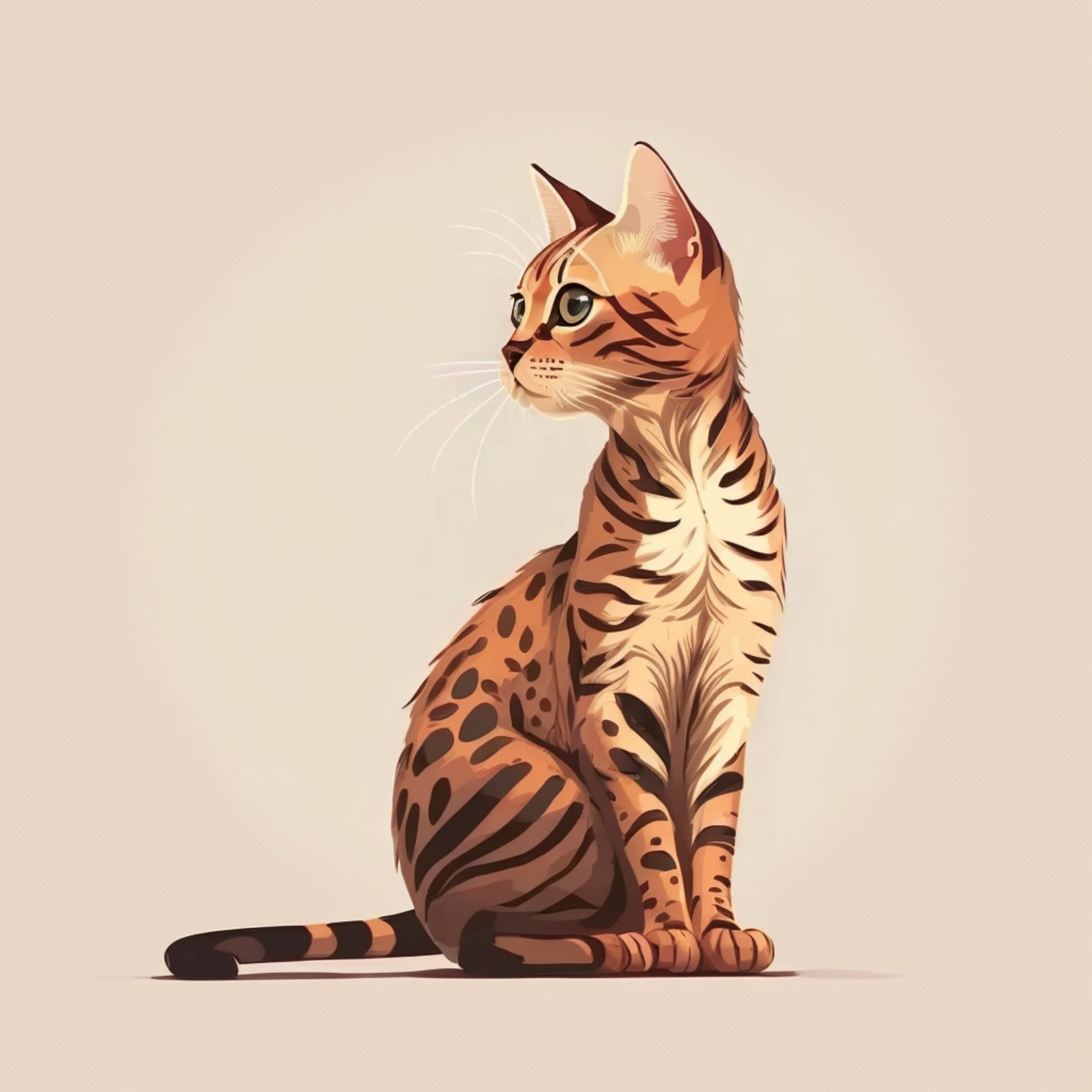 Cute cat cartoon icon illustration nice picture