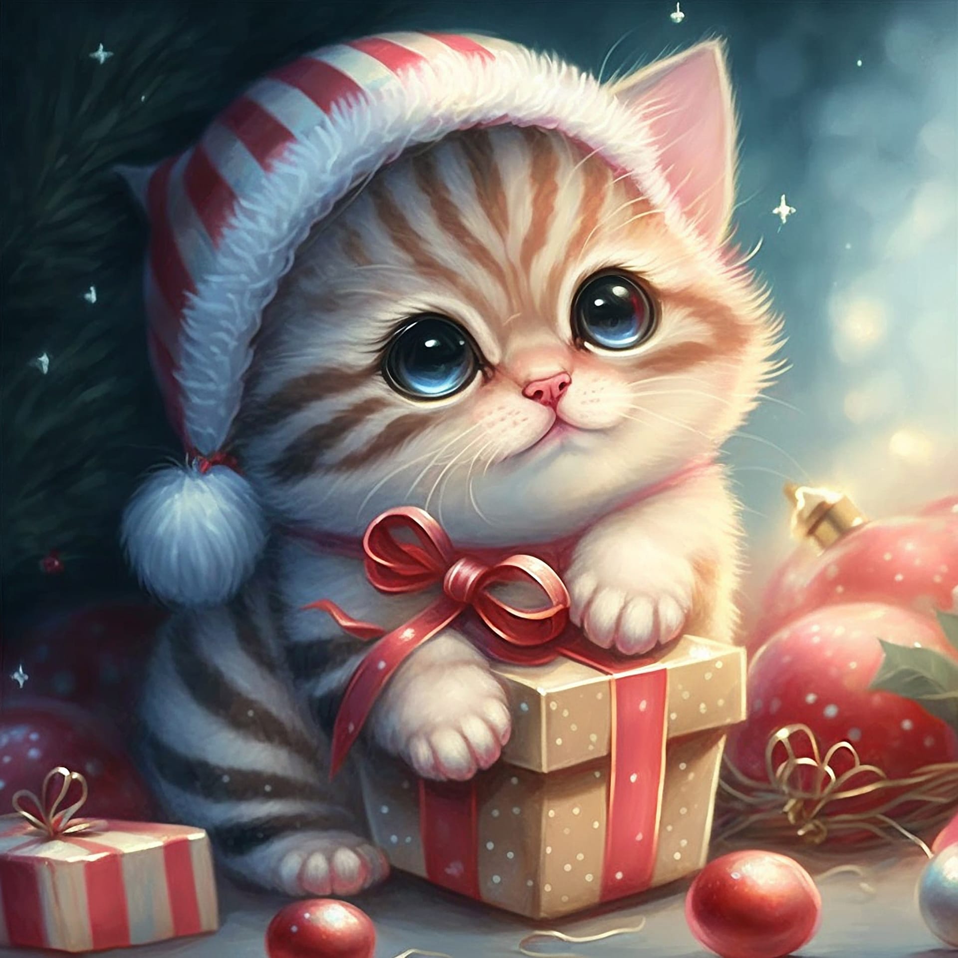 Tiny cute adorable artwork animal stuff cute cat pictures