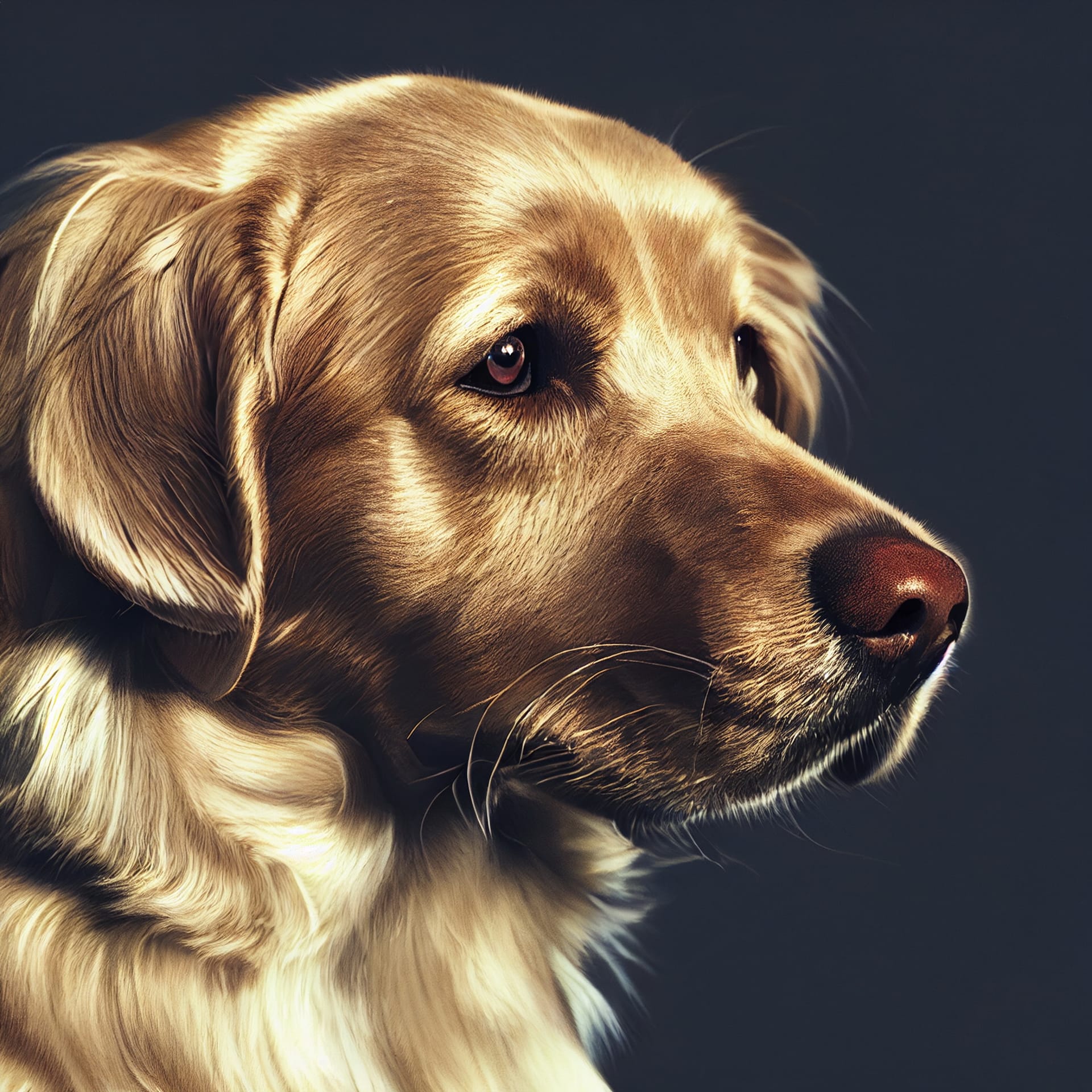 Dog images portrait golden retreiver