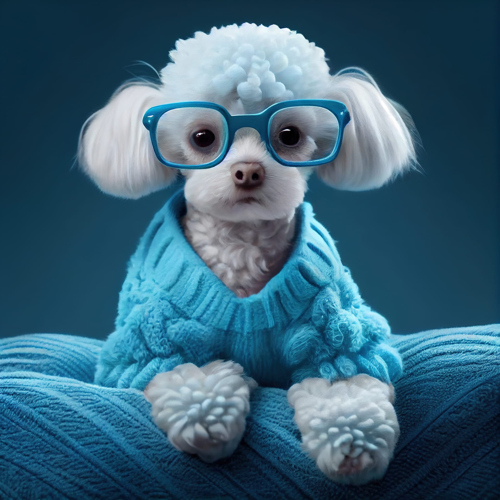 Glamour fashion white poodle dog dog images