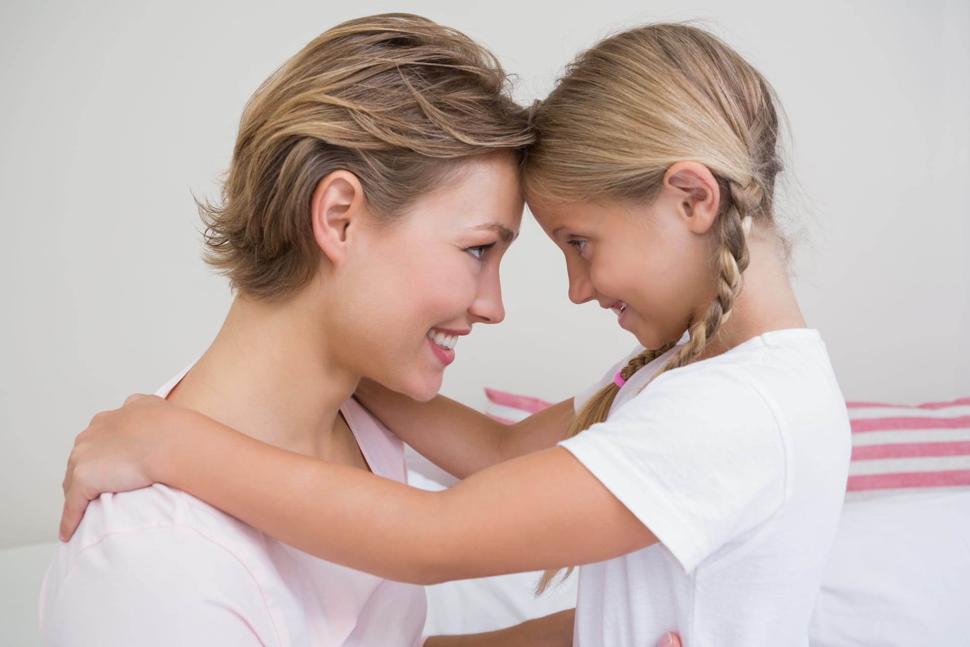 Mother daughter smiling each other mom images