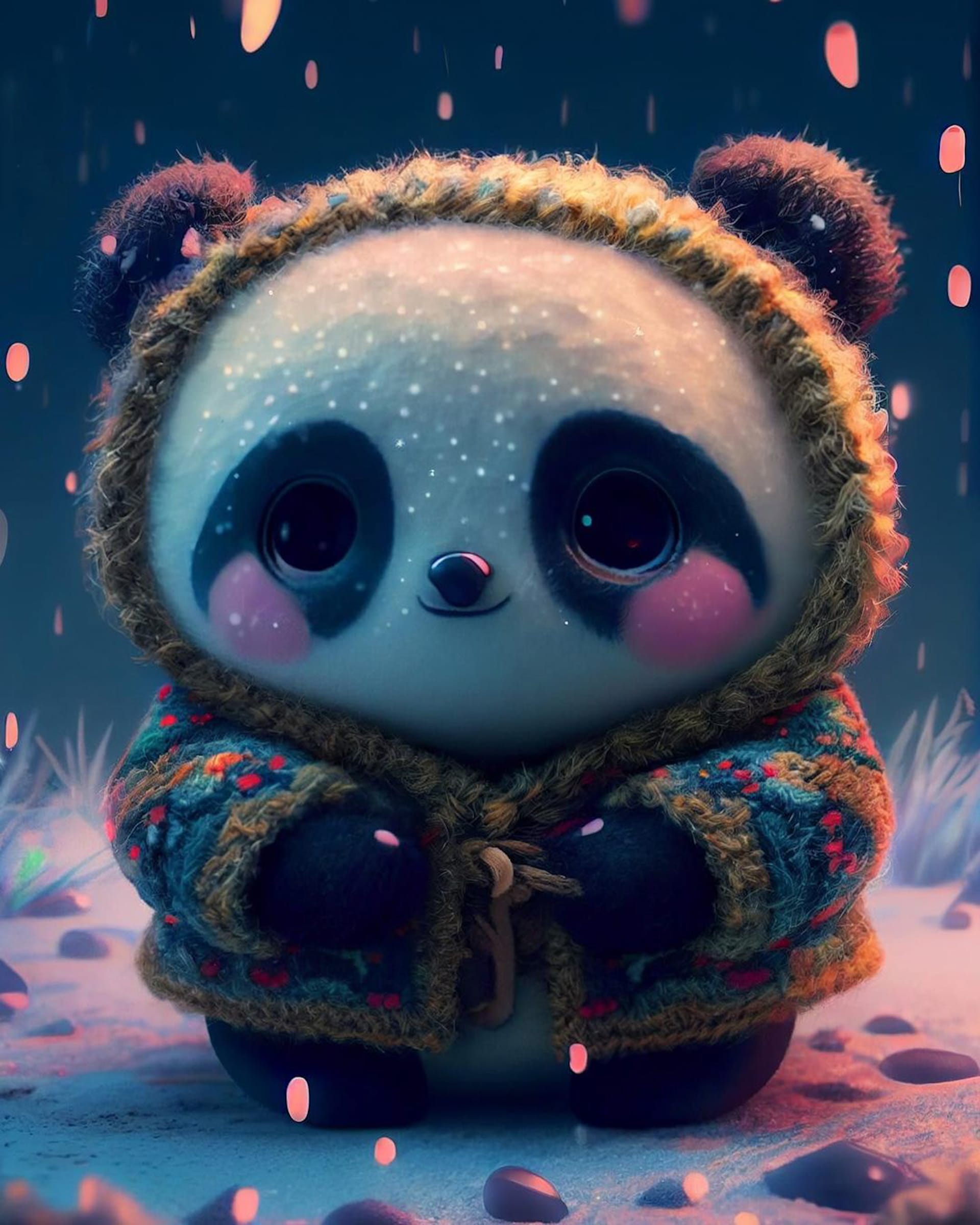 Panda sweater with bear it panda pictures