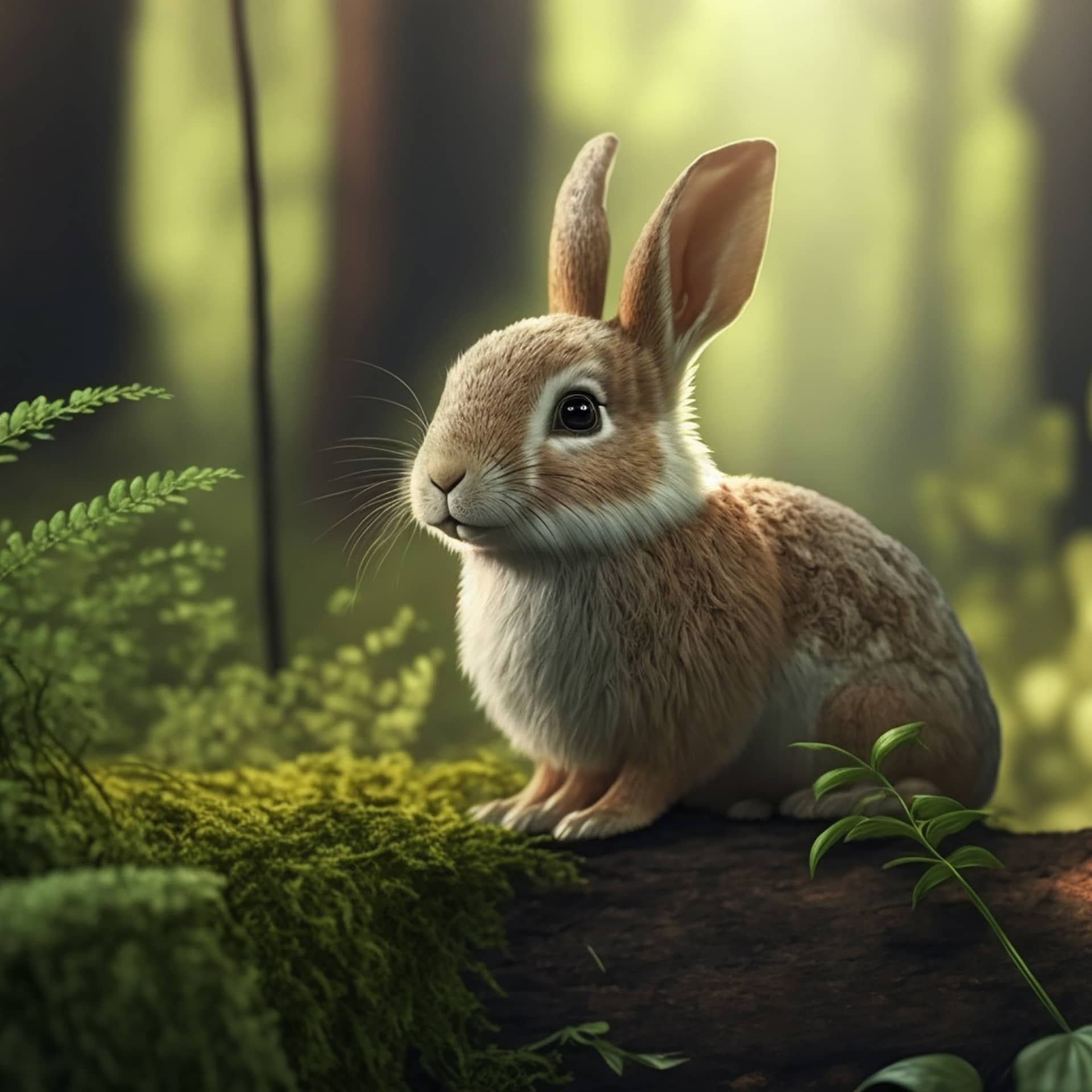 Cute little bunny forest animal profile pictures