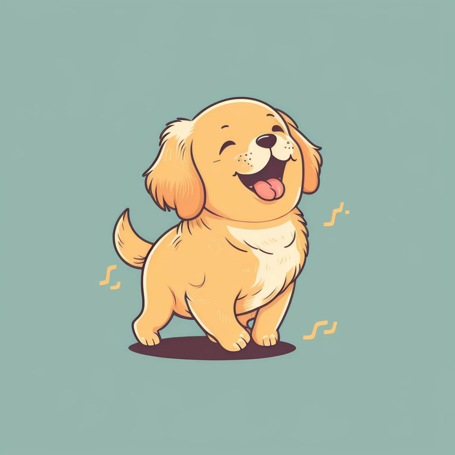 Cute dog cartoon profile pictures illustration intriguing image