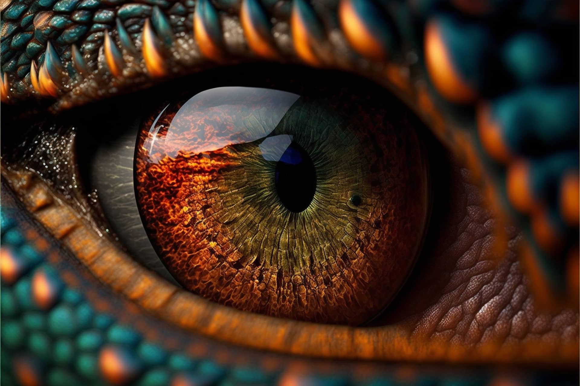 Cool images for profile dragon eye macro