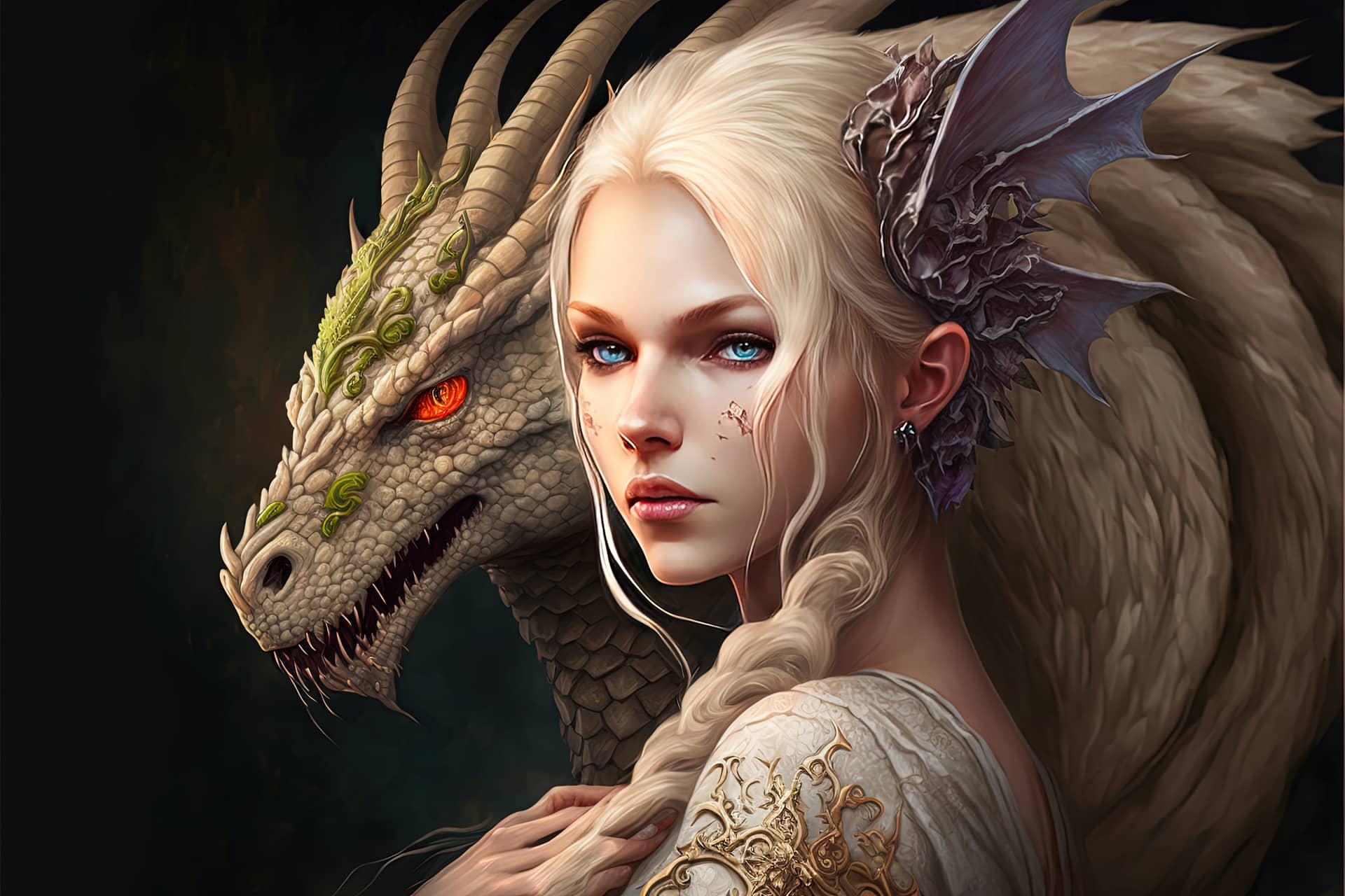 Dragon pet fantasy creature generative cool image for profile