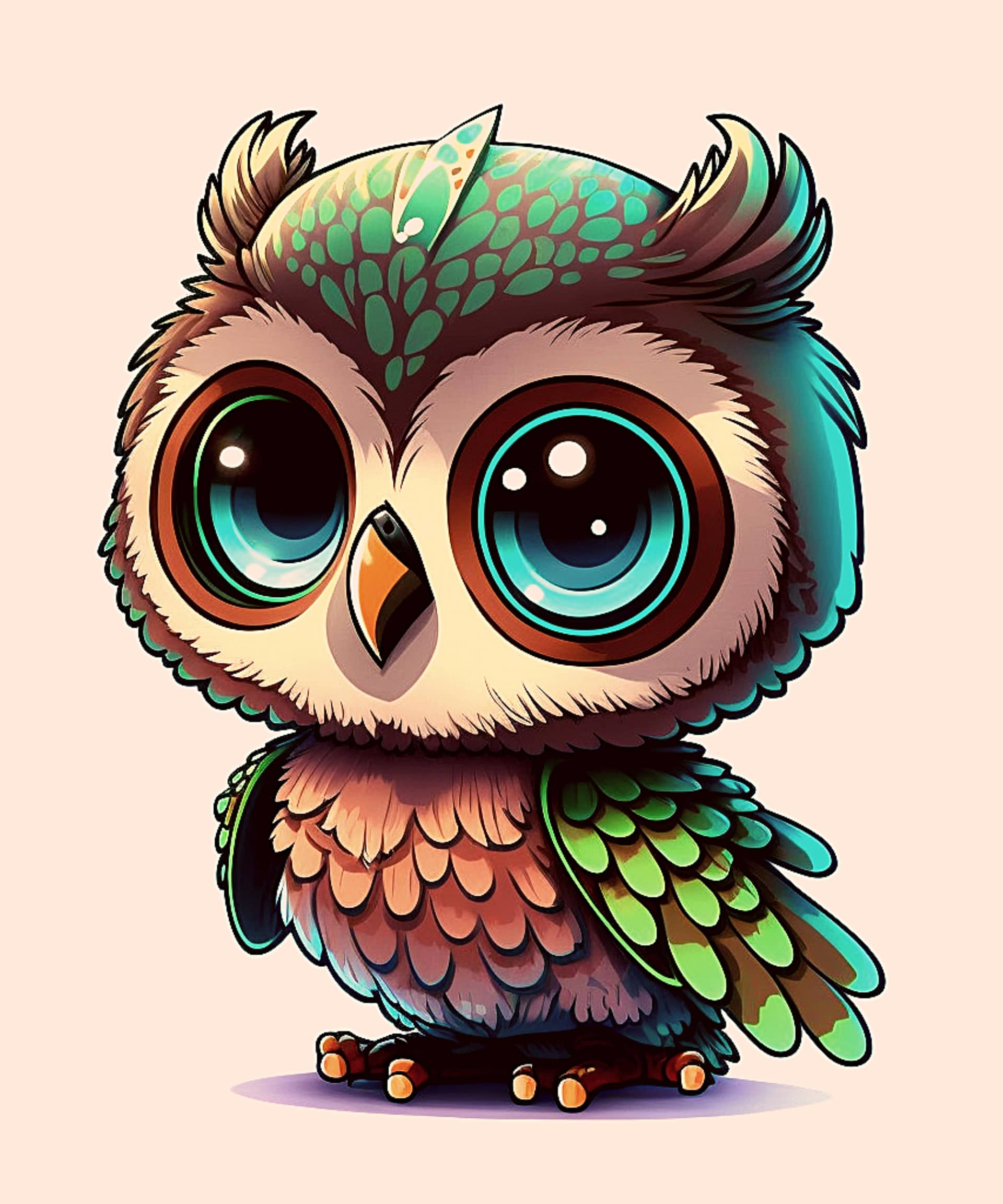 Baby owl fb profile picture