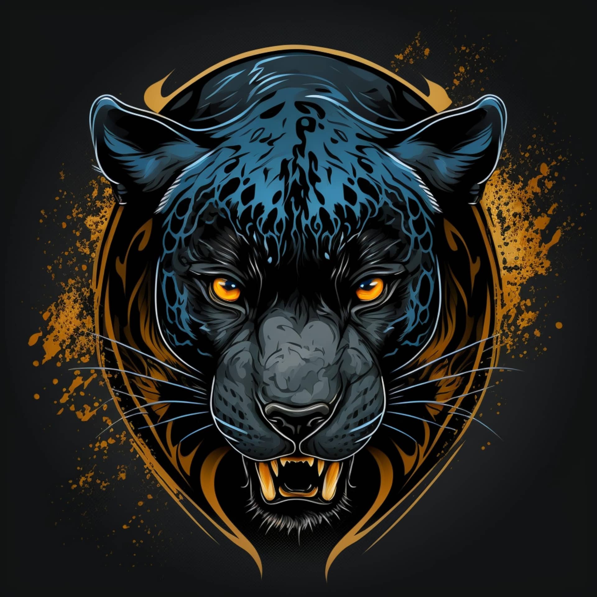 Fb profile pic illustration panther design nice picture