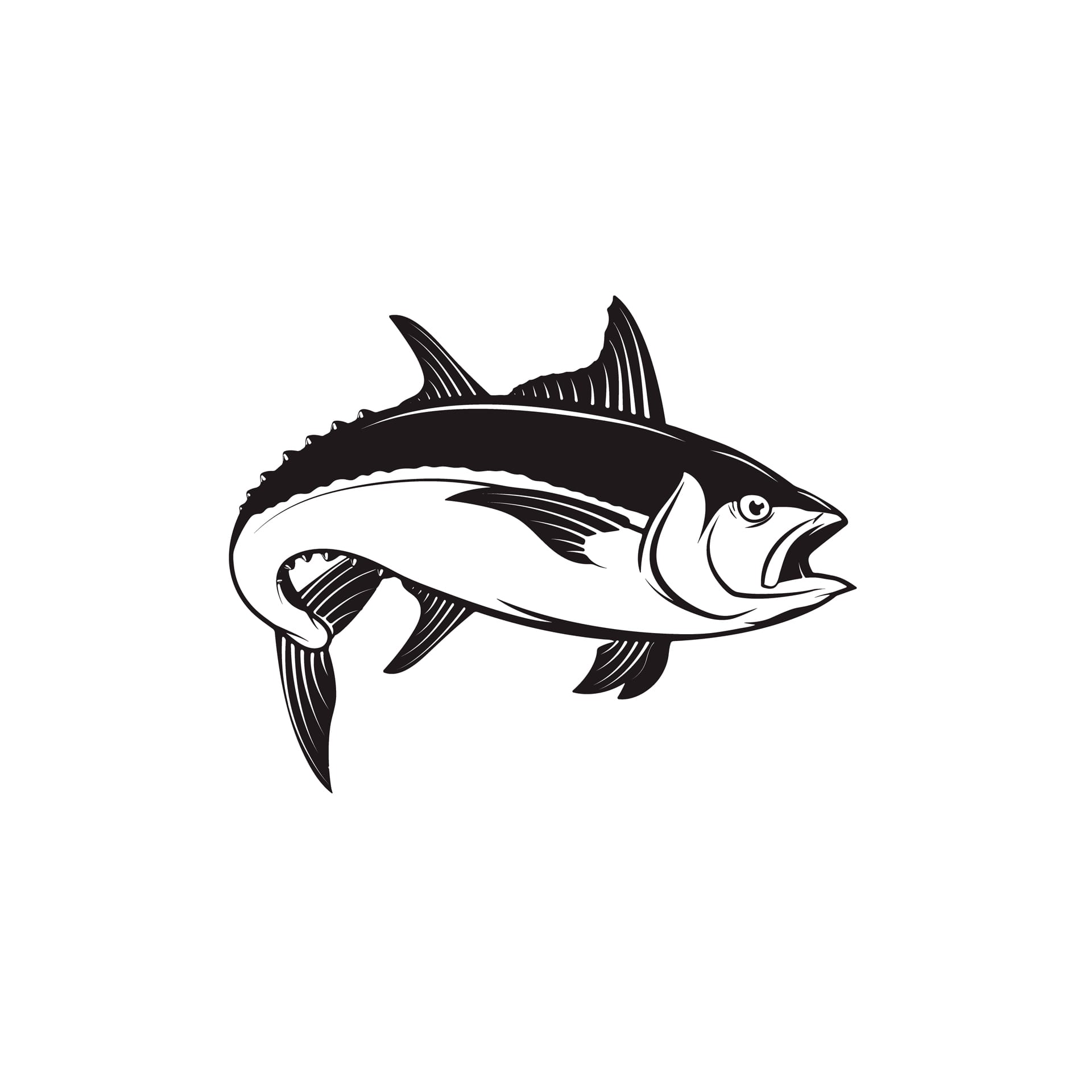 Tuna fish icon image fish profile picture