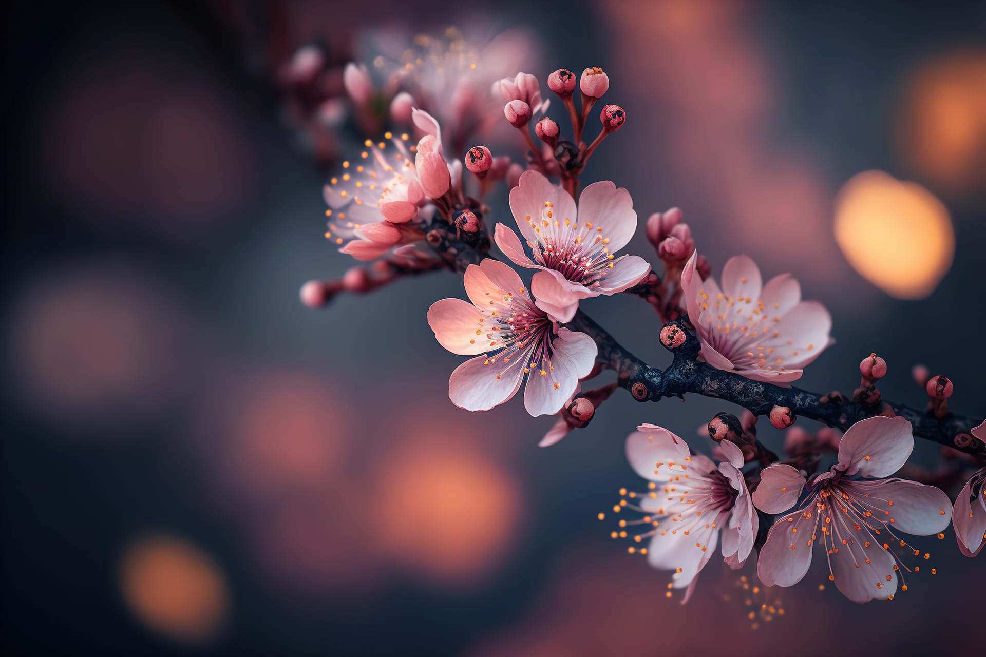 Cherry blossom spring flower profile pic