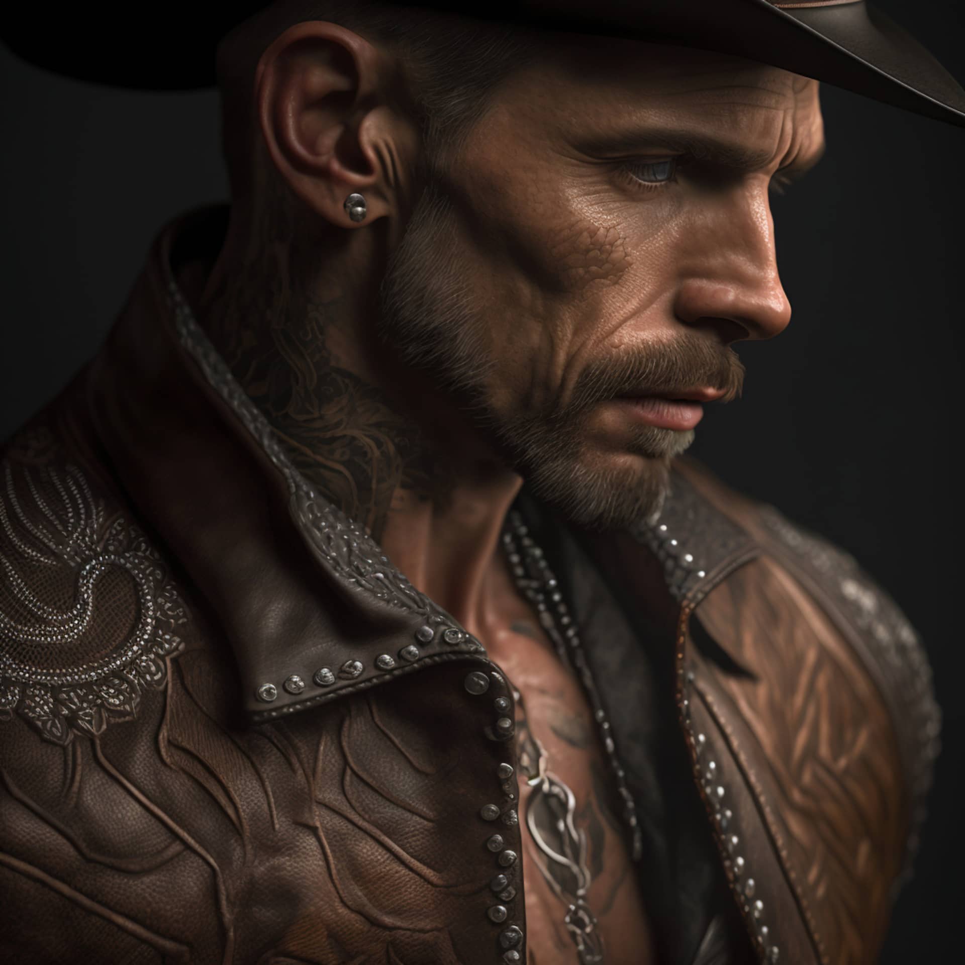 Detailed hat beard old man cowboy games ultra male pictures for fake profile