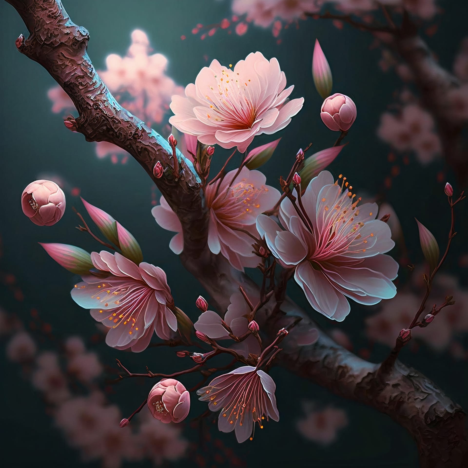 Cherry blossom beautiful sakura flowers pink cherry flowers excellent picture