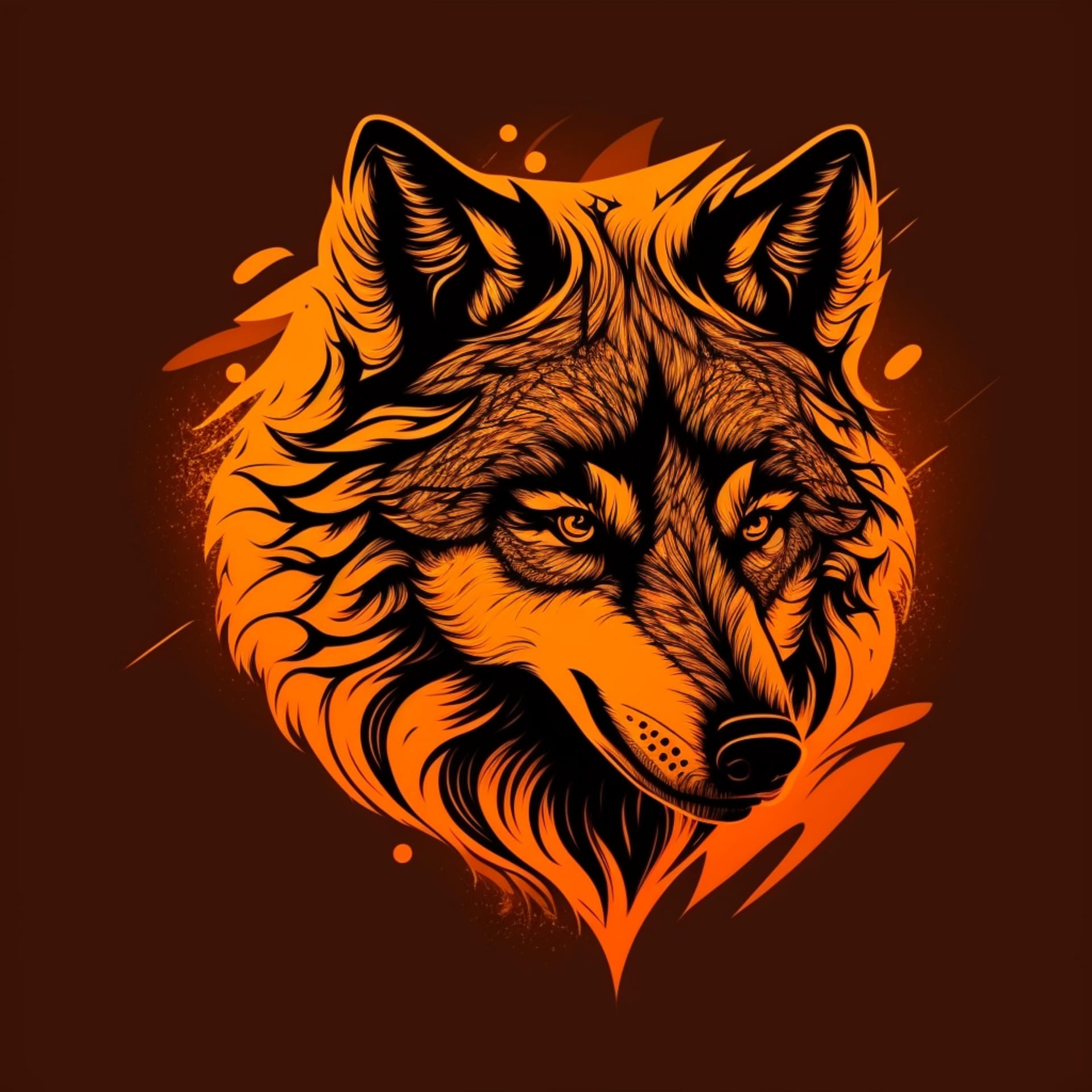 Wolf logo design nice picture wolf profile pic