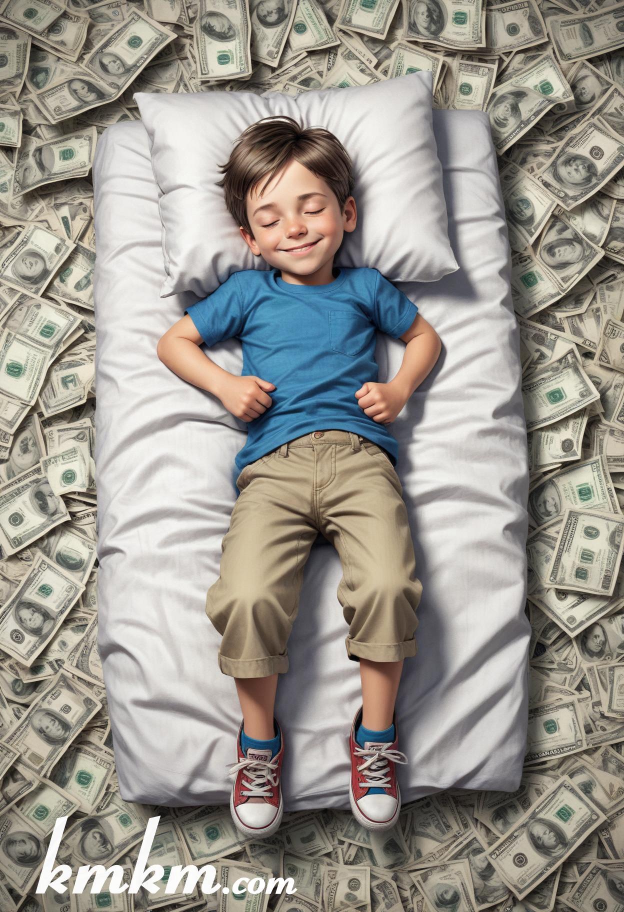 American dream money cartoon drawing 15