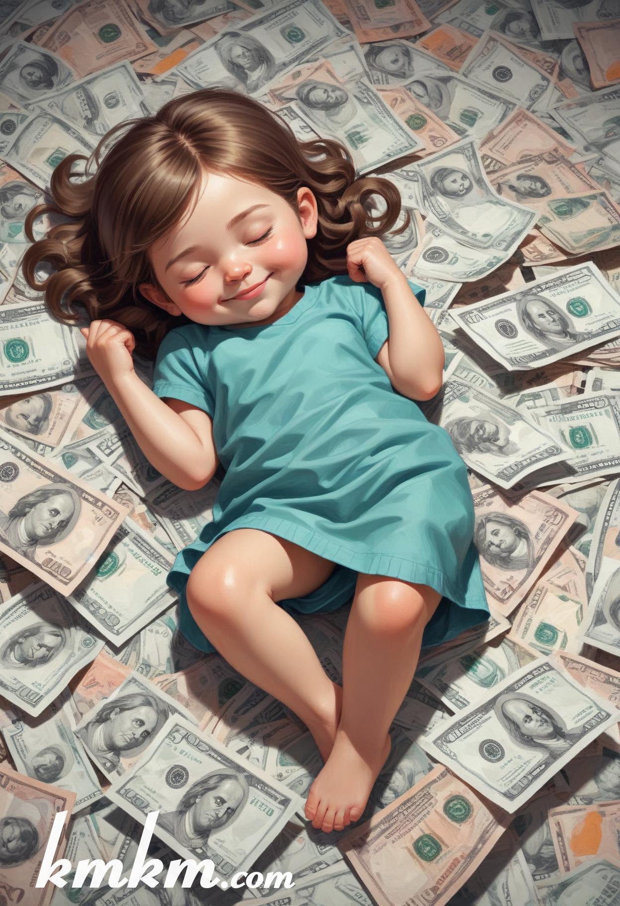 American dream money cartoon drawing 18