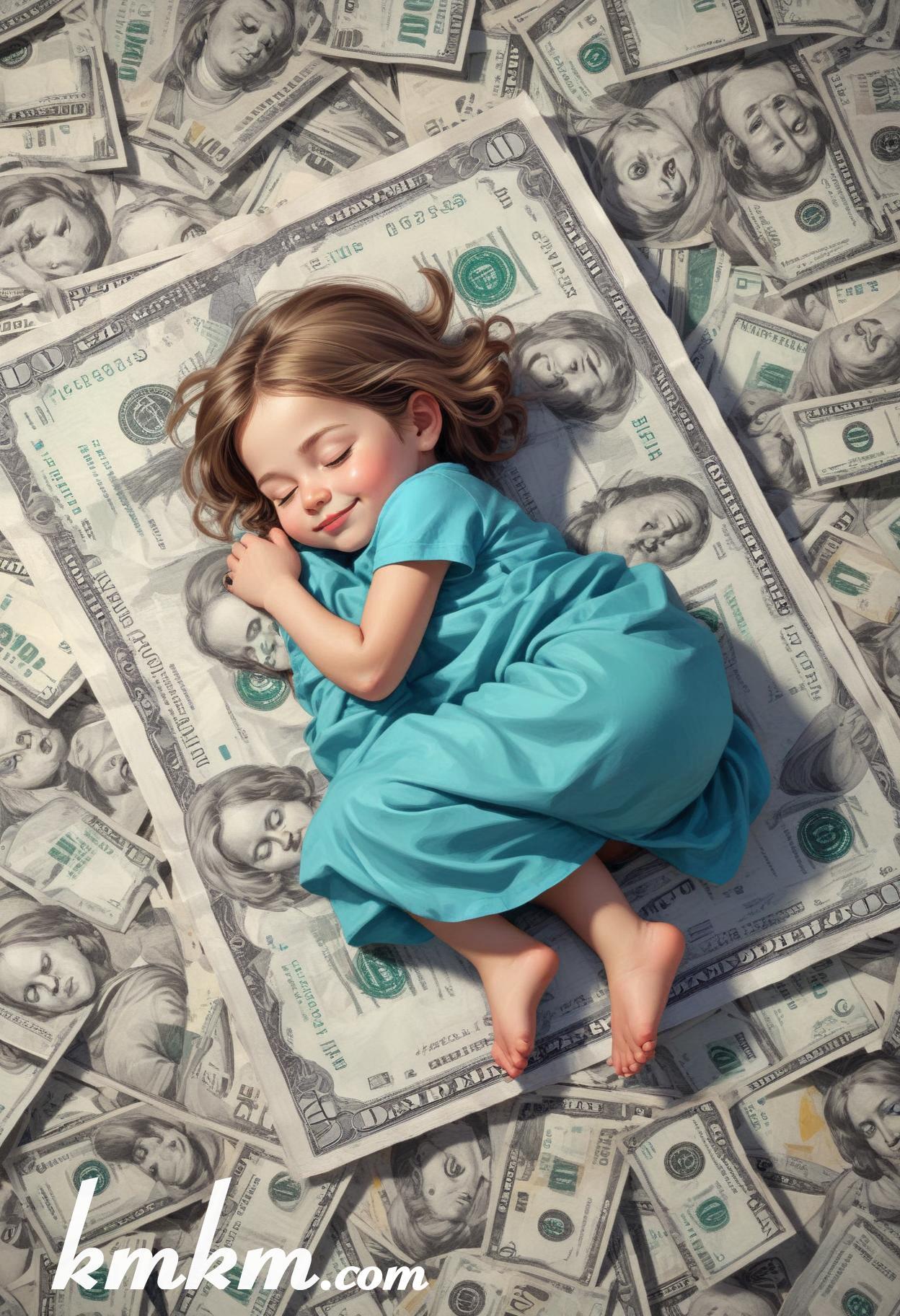 American dream money cartoon drawing 19