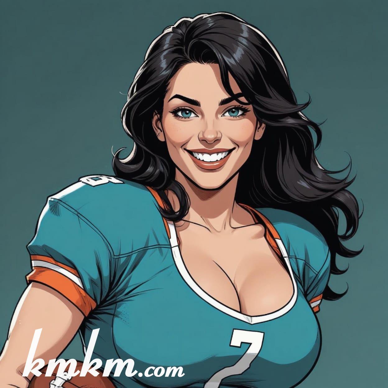 American football caricature cartoon drawing 02