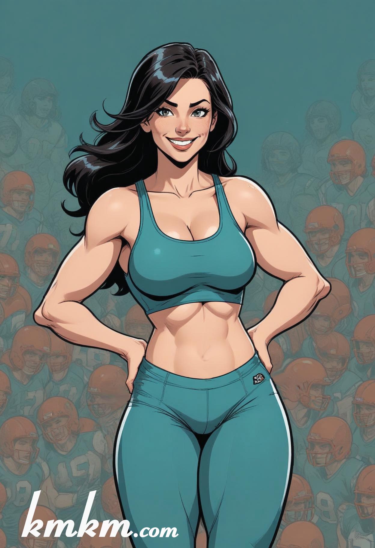 American football caricature cartoon drawing 13