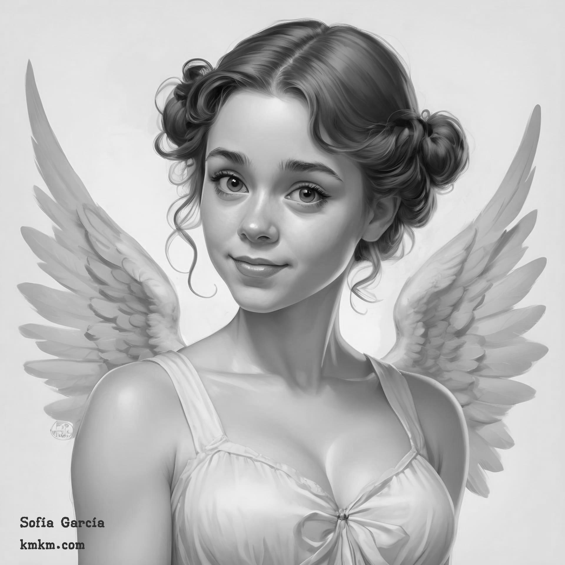 Black and white art caricature 18