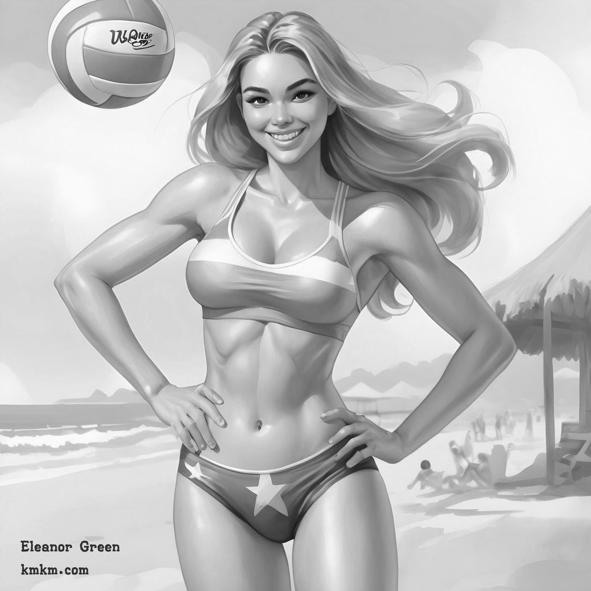 Black and white caricature art 09