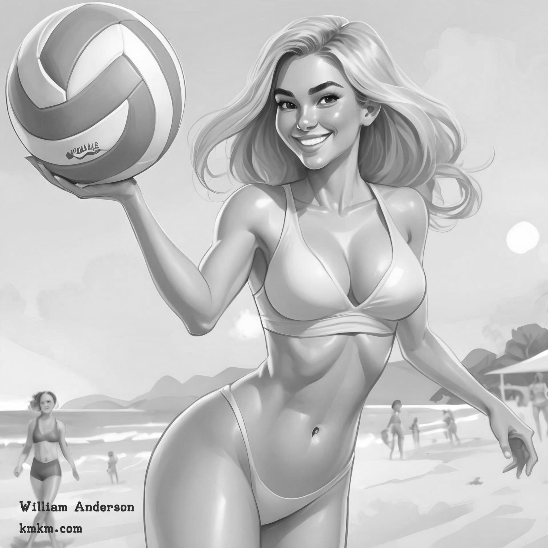 Black and white caricature art 10