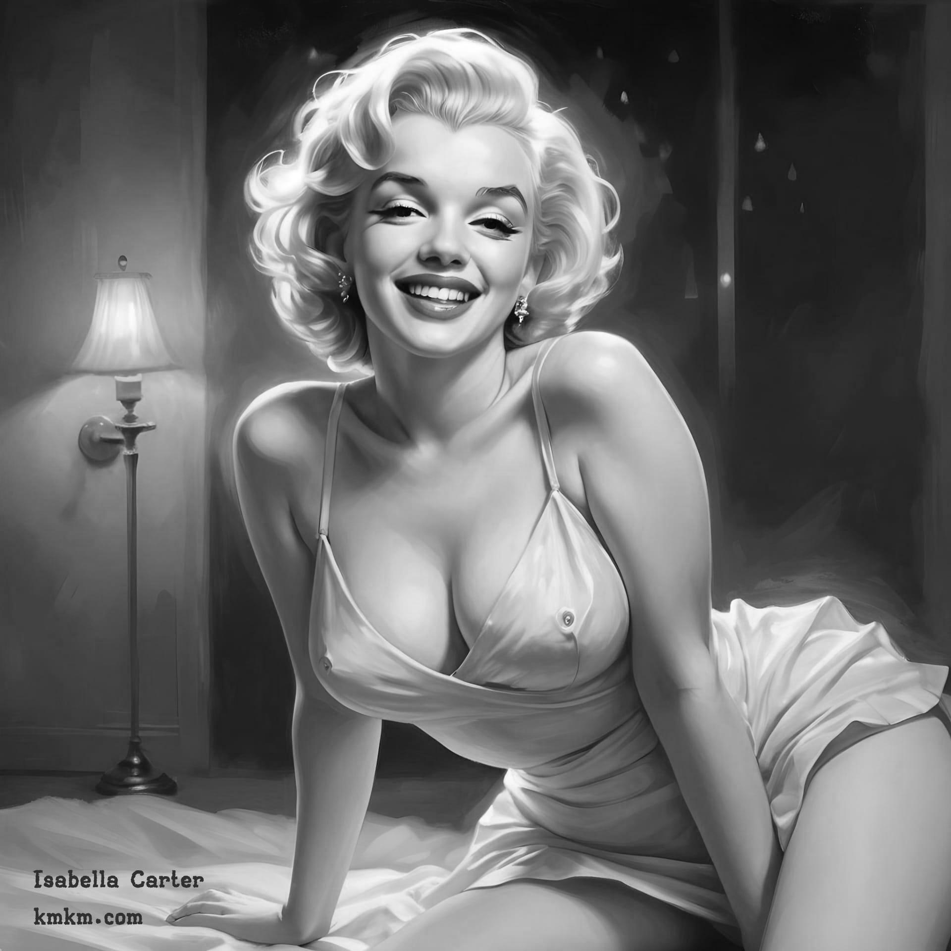 Black and white caricature sketch 02