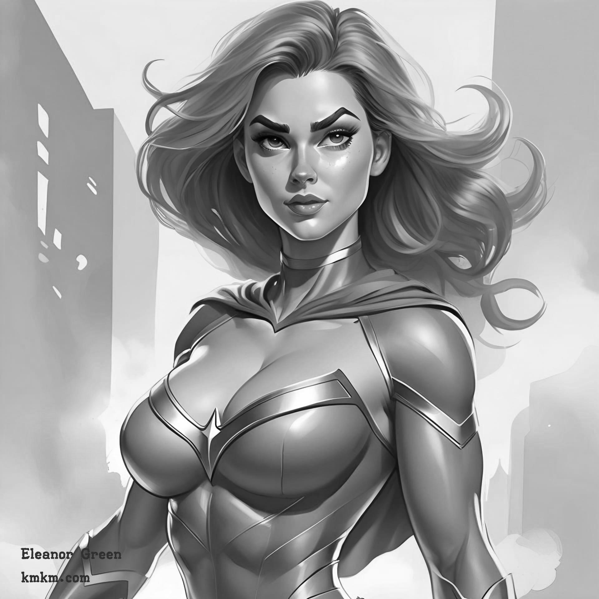 Black and white caricature sketch 20