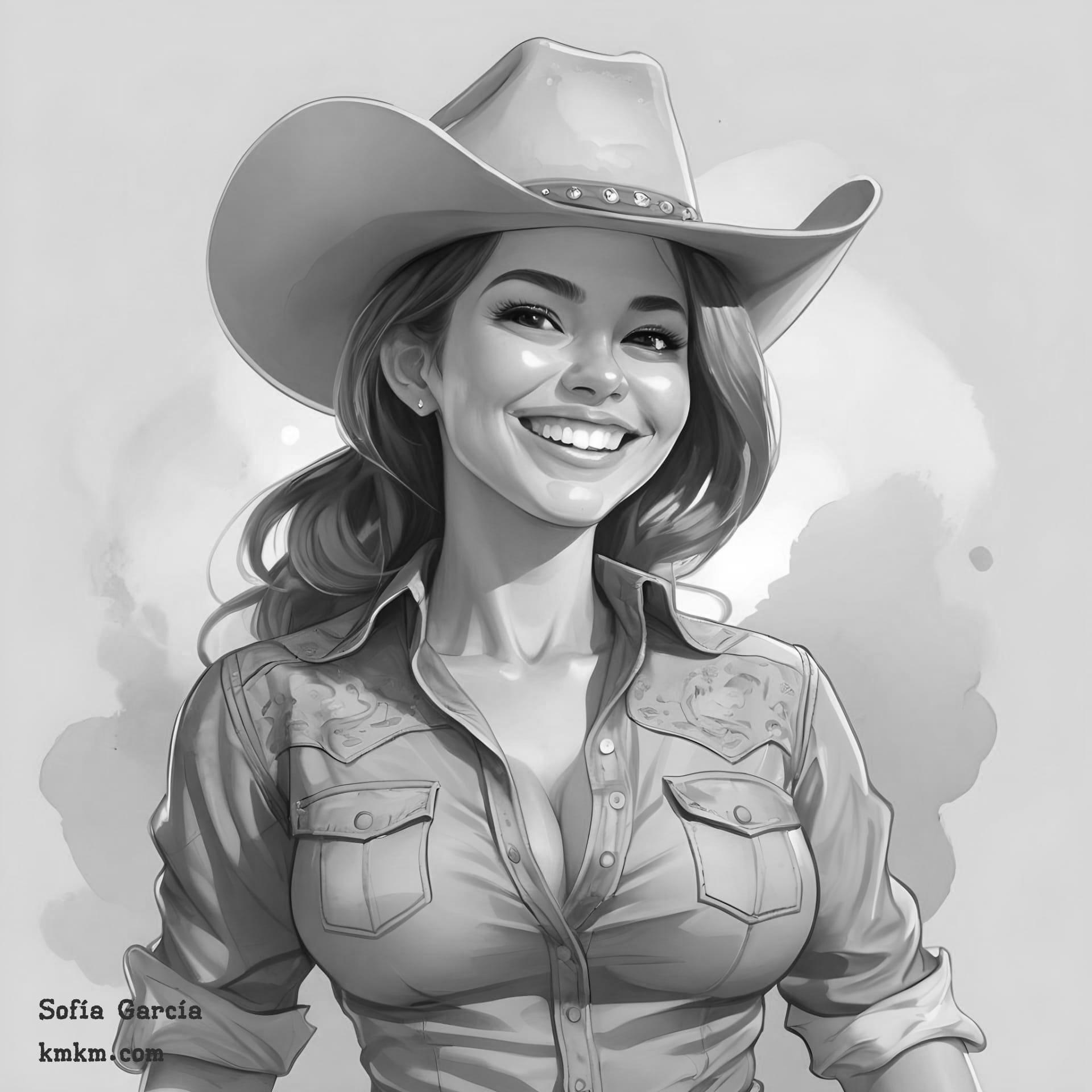 Black and white caricatures from photos 02