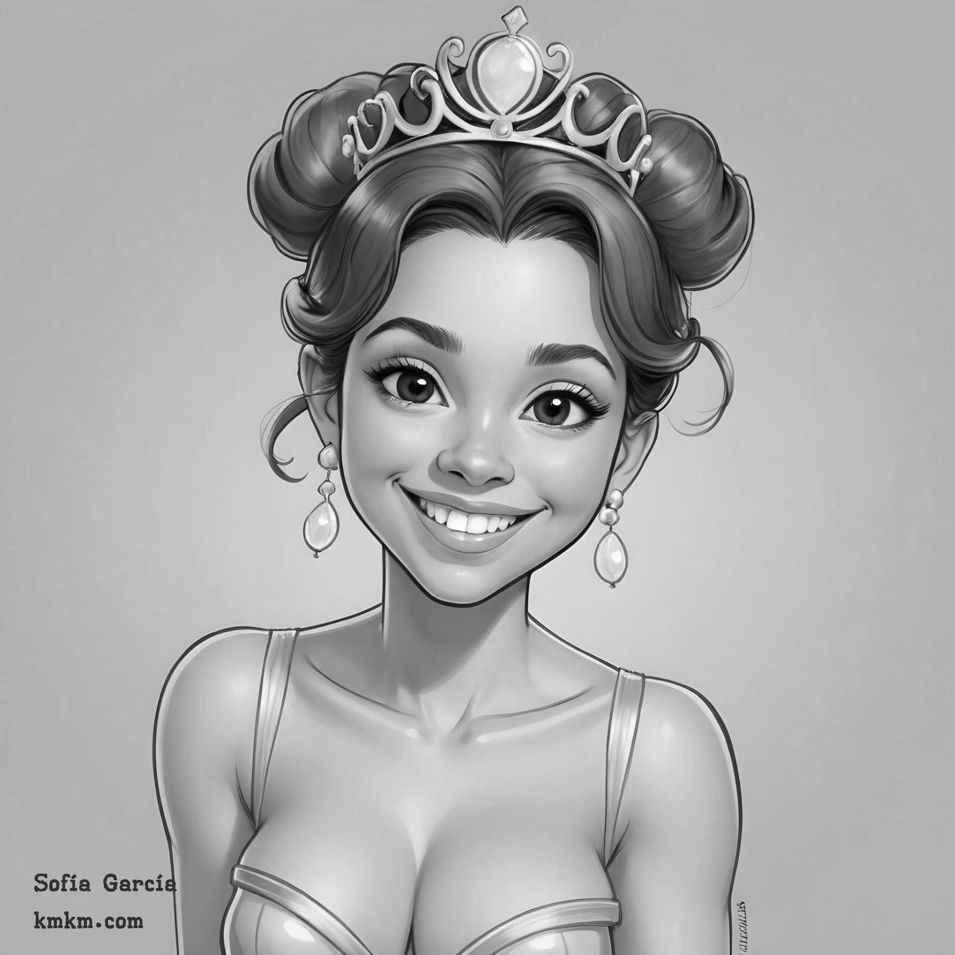 Black and white caricatures from photos 15