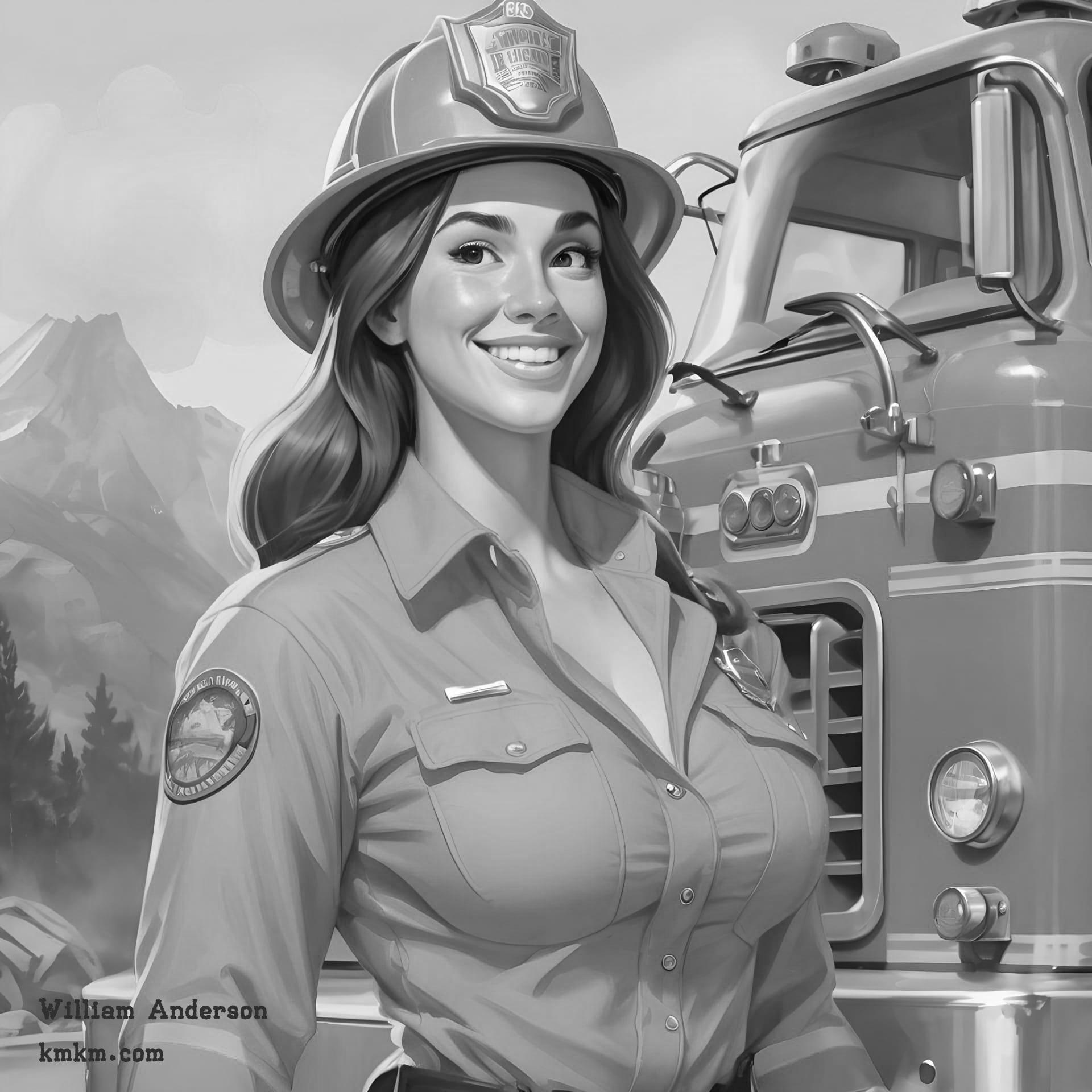 Black and white custom caricature 12