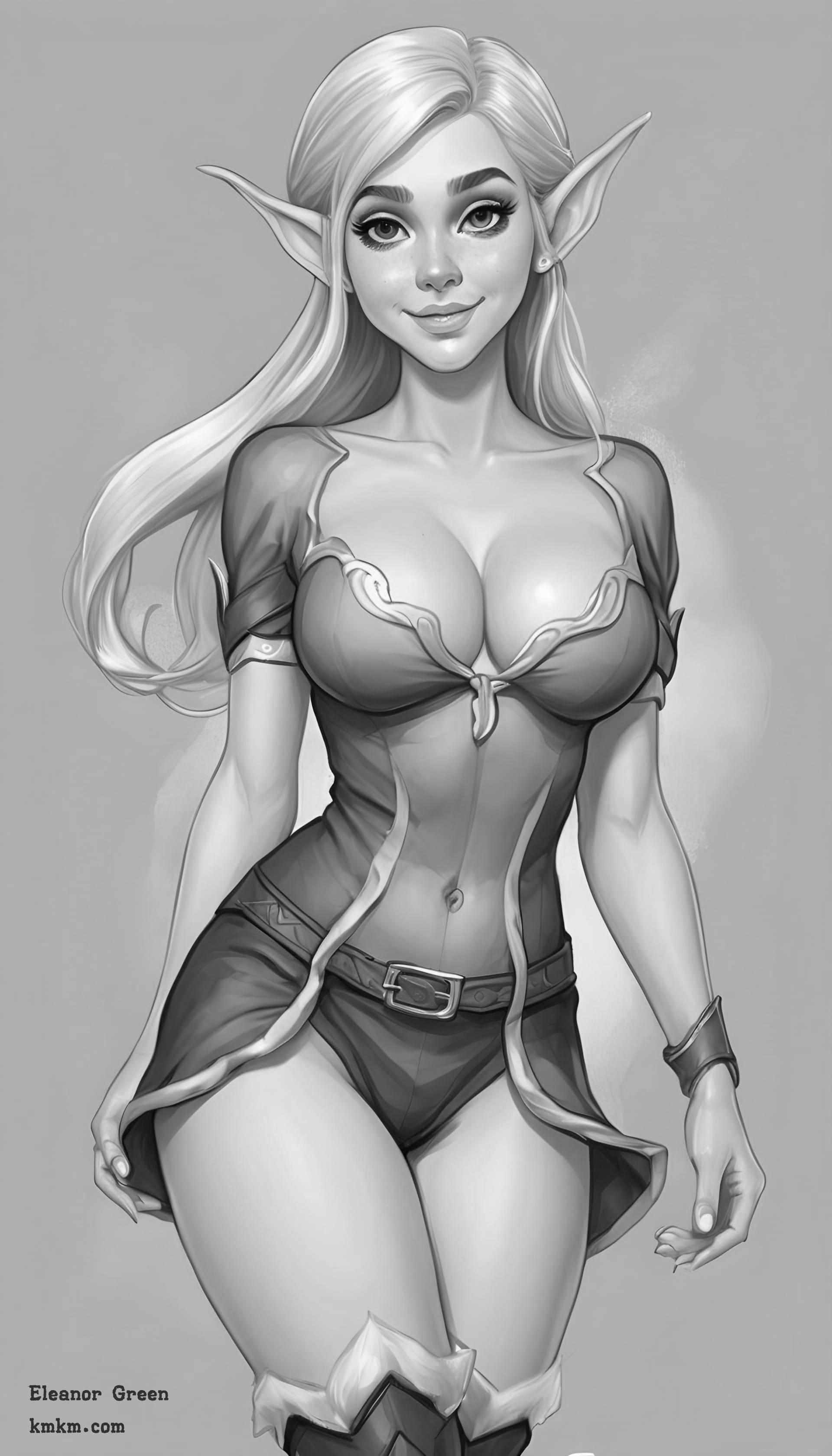 Black and white goofy faces caricatures 05