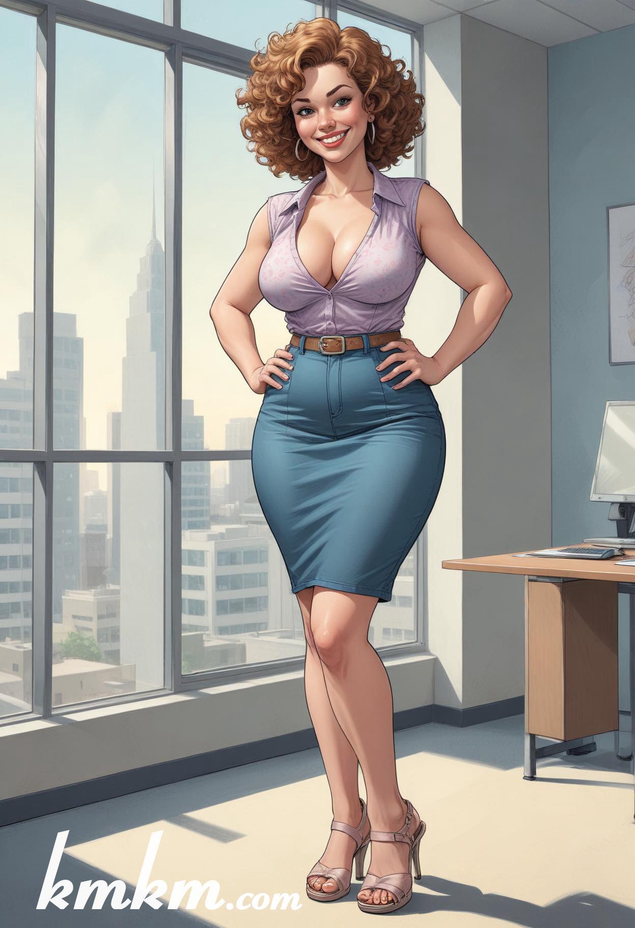 Business caricature cartoon drawing 05