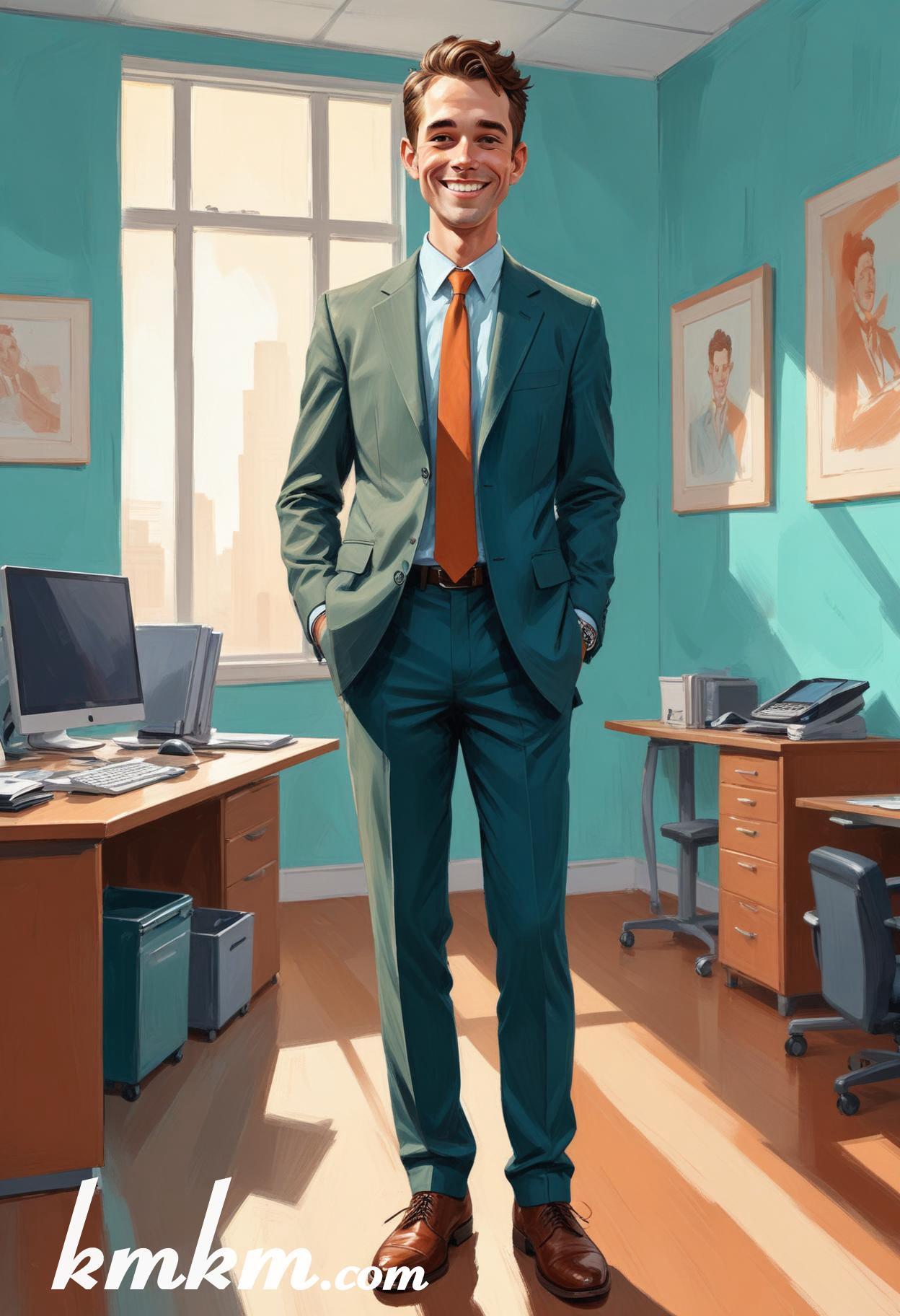 Business caricature cartoon drawing 17