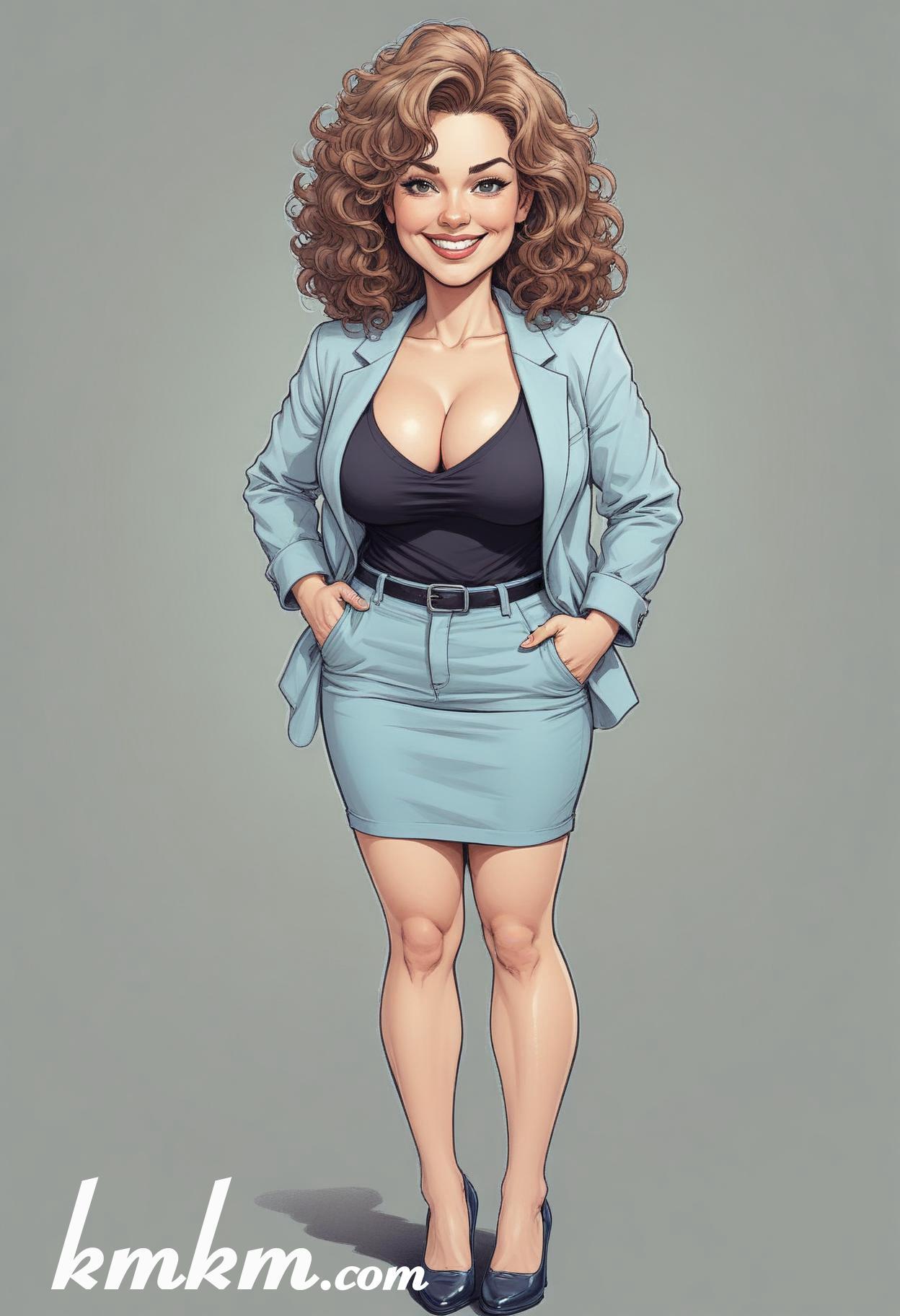 Business people cartoon caricature drawing 13